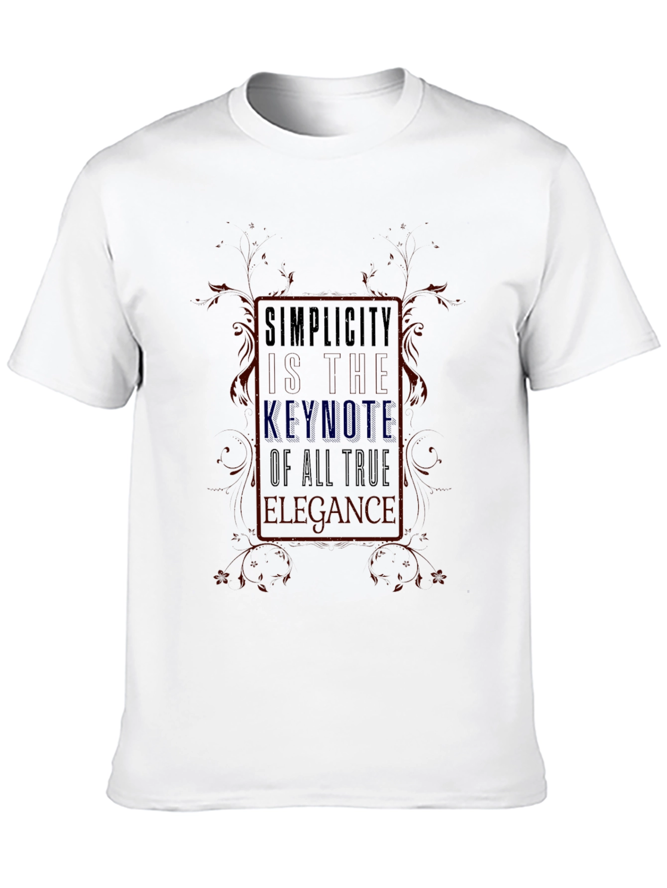 Simplicity Keynote Elegance Graphic T-Shirt