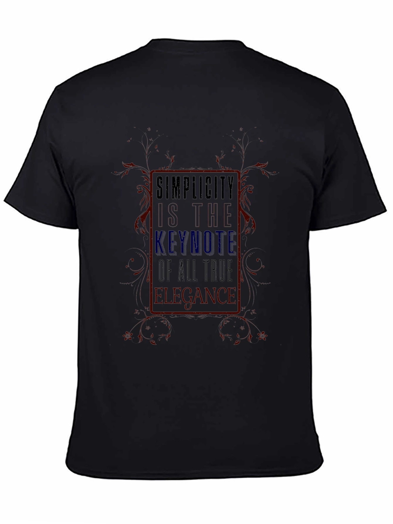 Simplicity Keynote Elegance Graphic T-Shirt