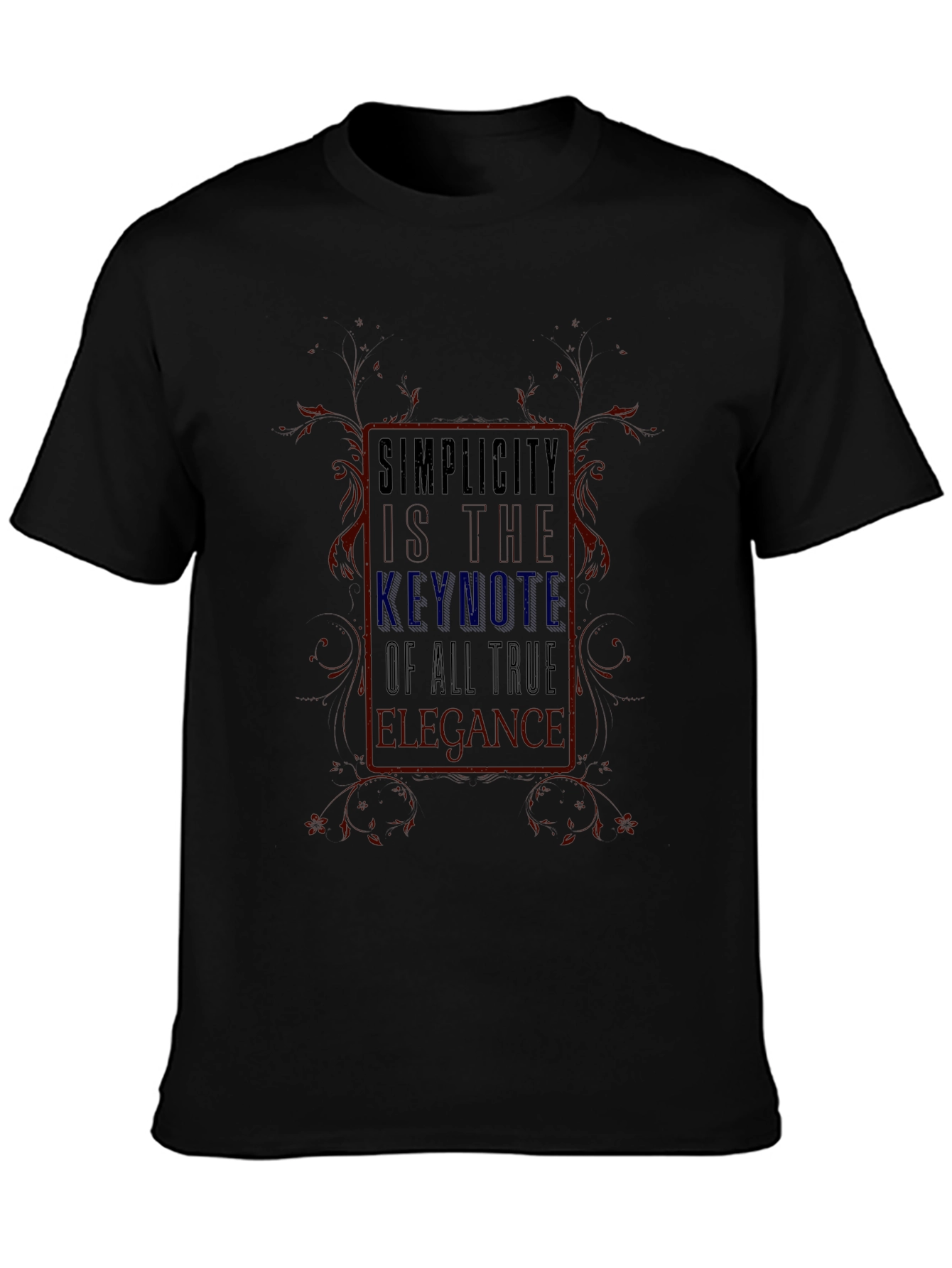 Simplicity Keynote Elegance Graphic T-Shirt