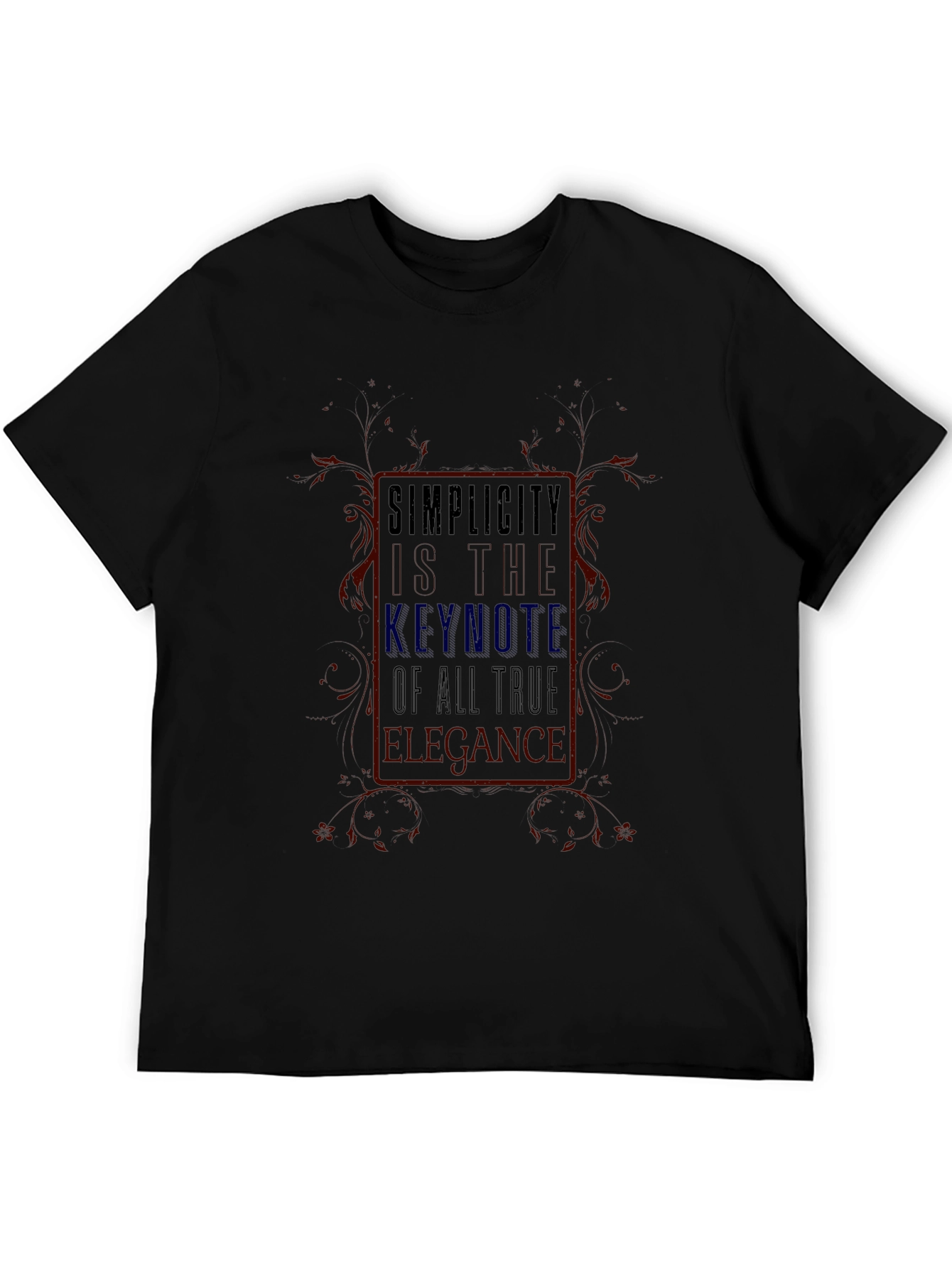 Simplicity Keynote Elegance Graphic T-Shirt