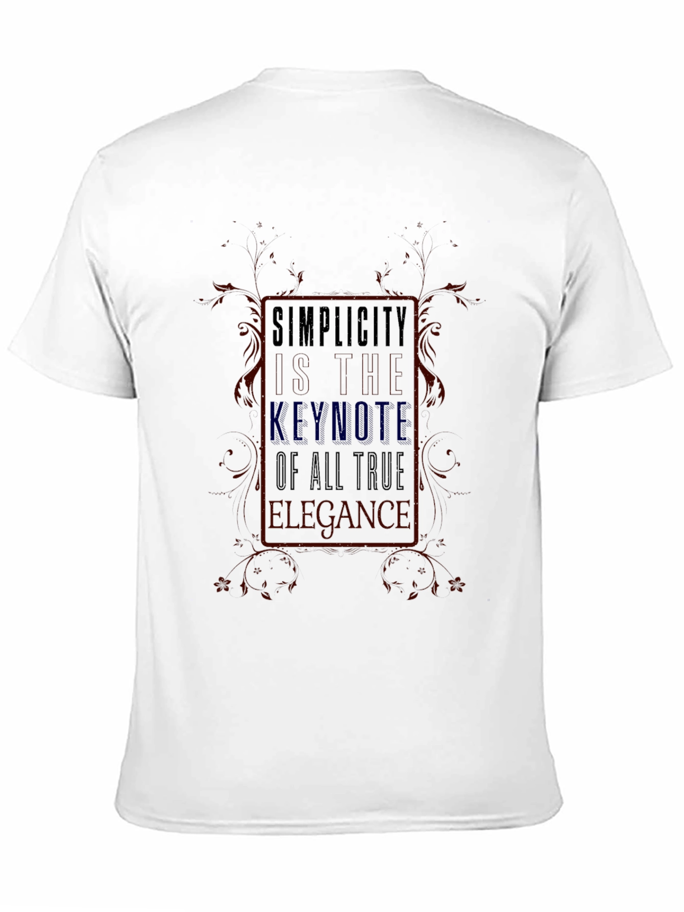 Simplicity Keynote Elegance Graphic T-Shirt