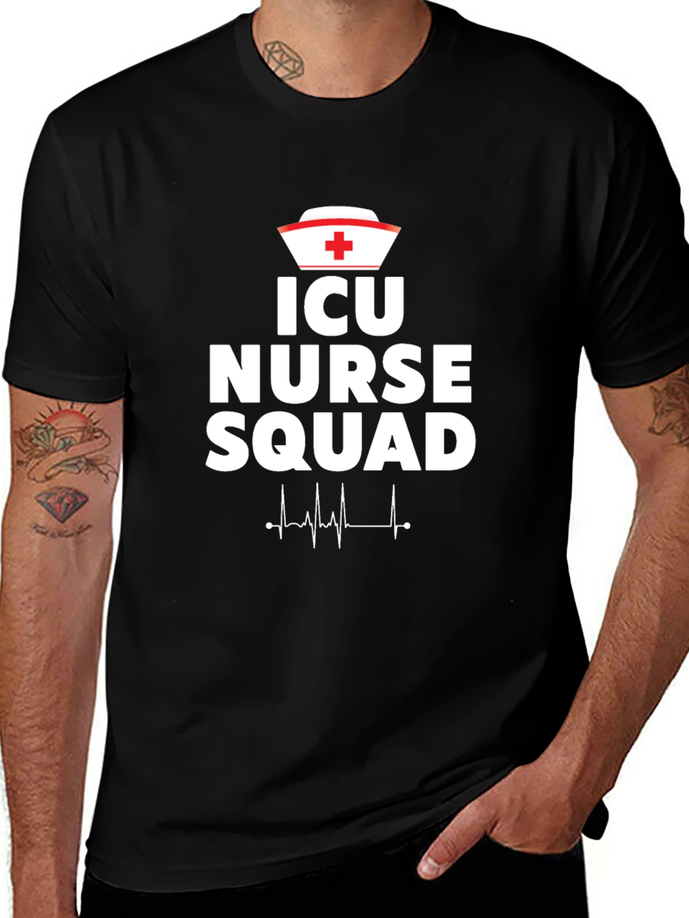 ICU Nurse Squad T-Shirt - Medical Staff Appreciation Tee