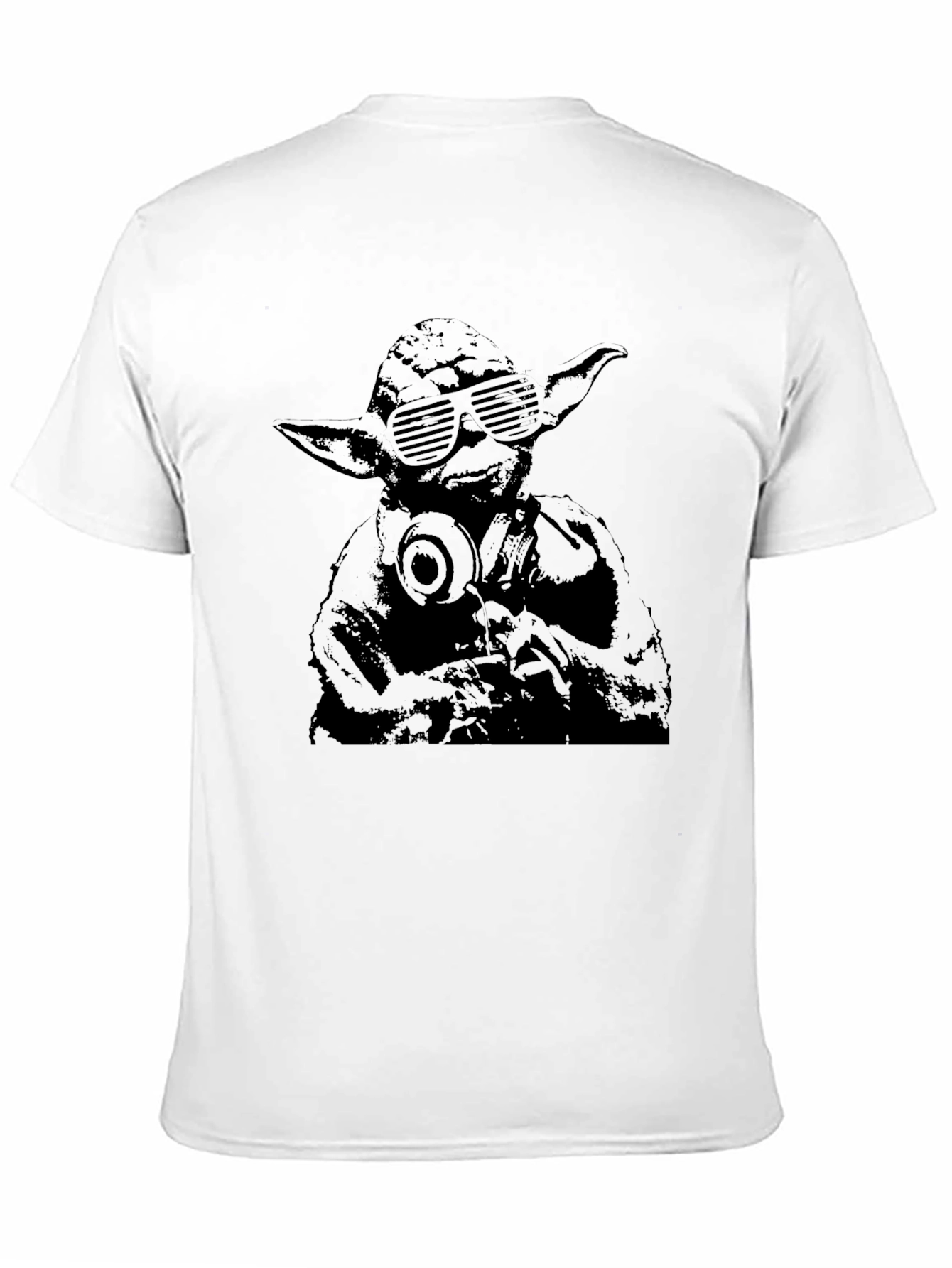 Yoda DJ Graphic T-Shirt - Black