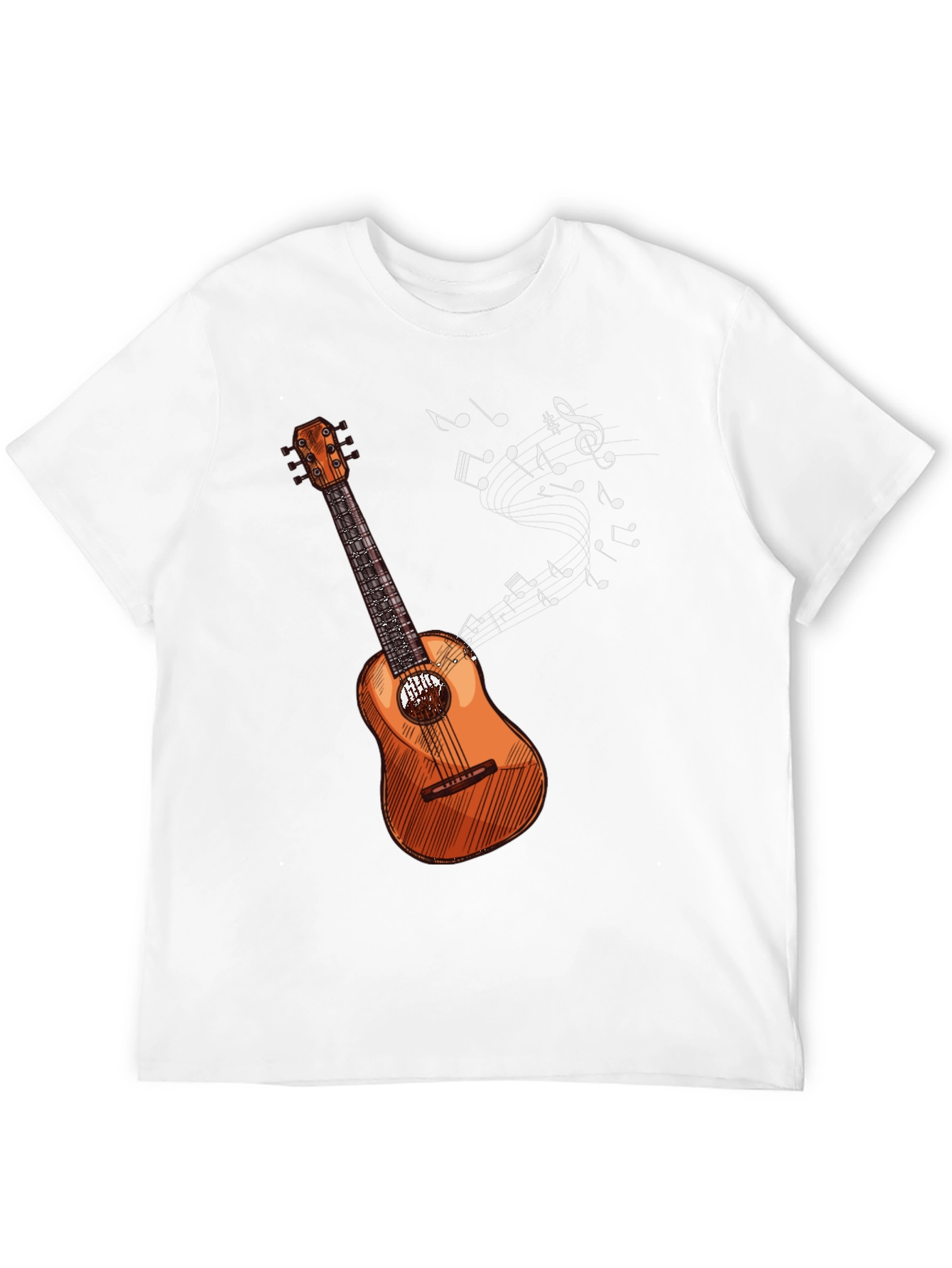 Musical Guitar T-Shirt - Black