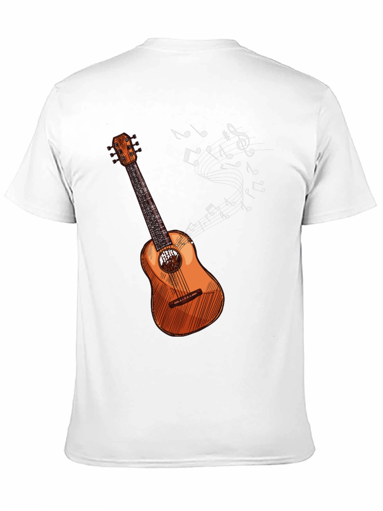 Musical Guitar T-Shirt - Black