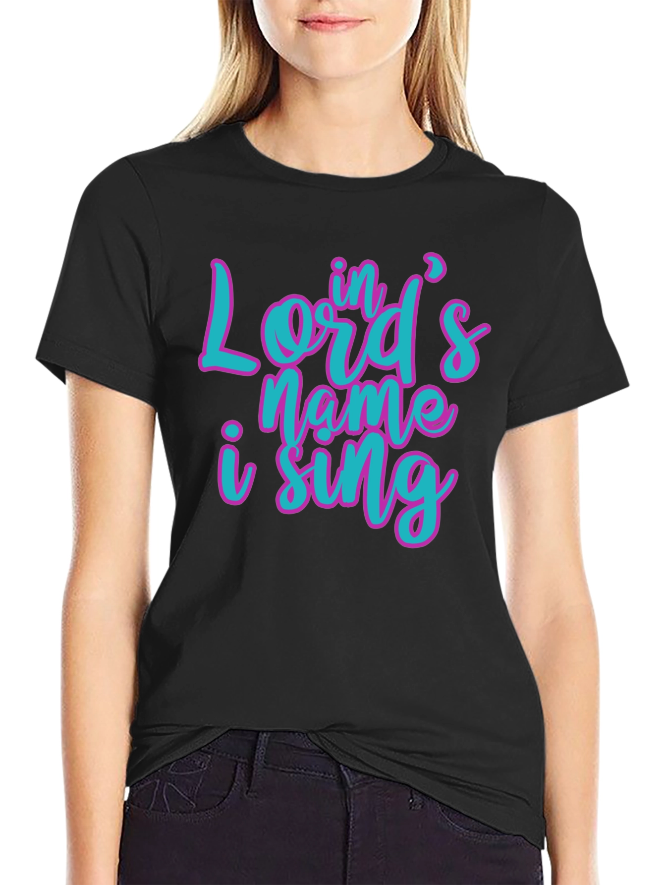 In Lords Name I Sing Graphic Tee