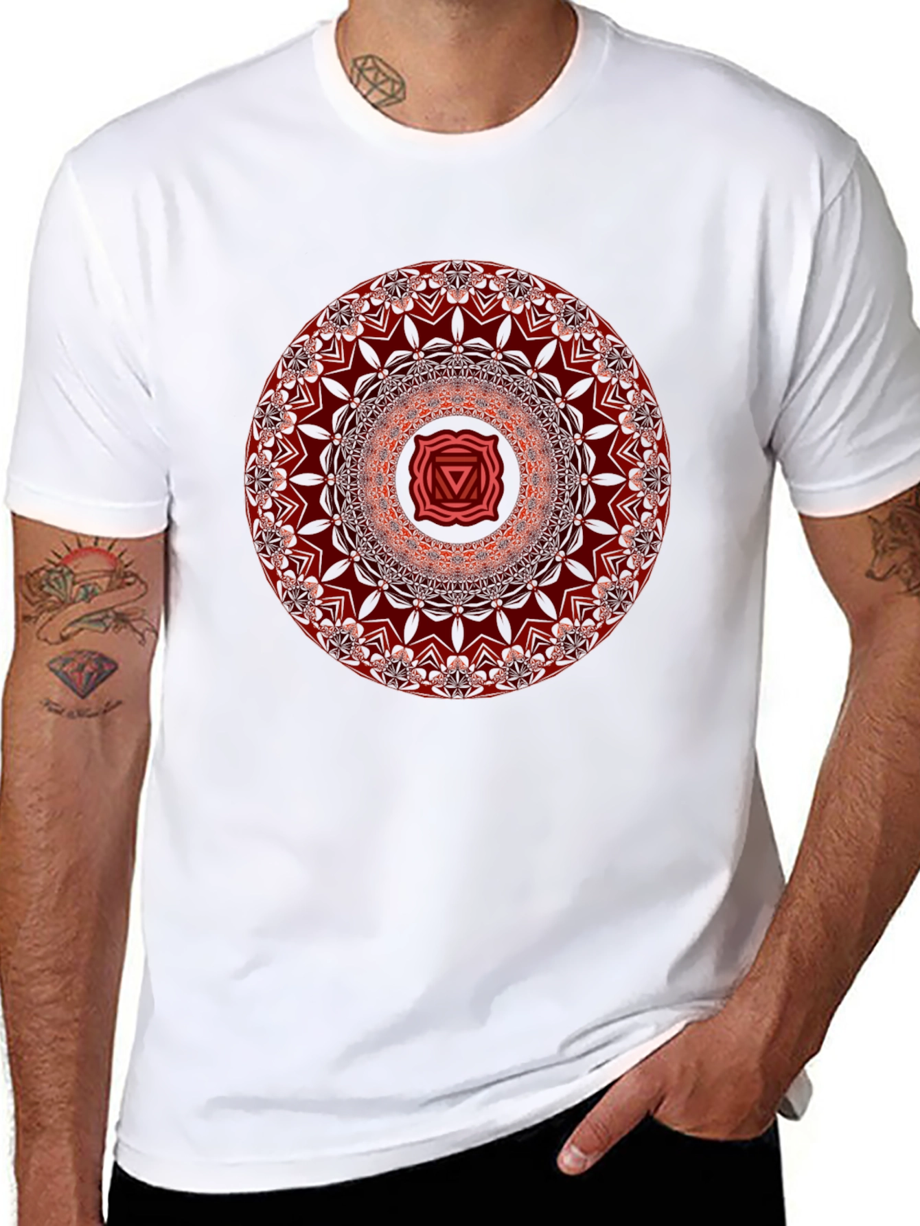 Root Chakra Mandala T-Shirt