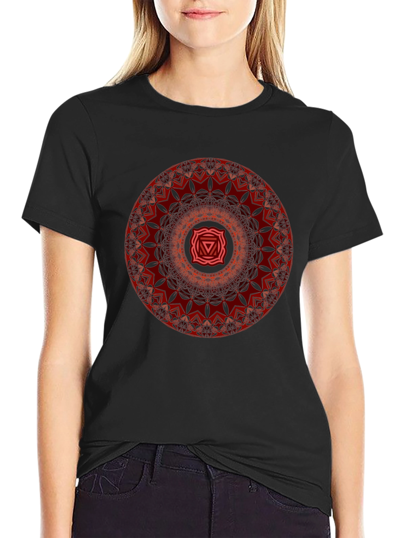 Root Chakra Mandala T-Shirt