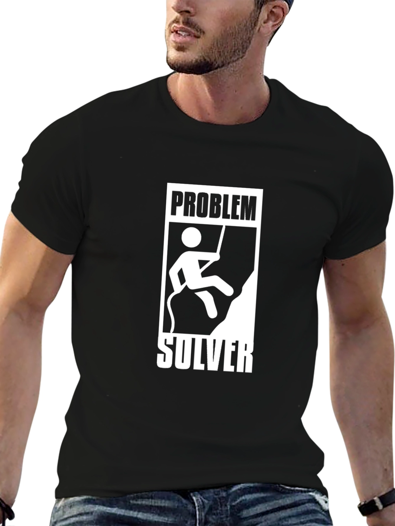 Problem Solver Climbing T-Shirt - Funny Graphic Tee