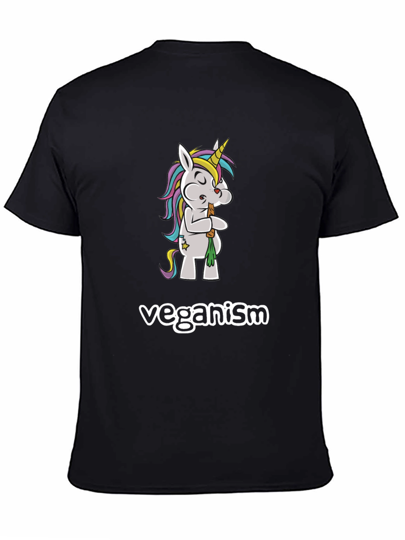 Vegan Unicorn T-Shirt - Cartoon Tee