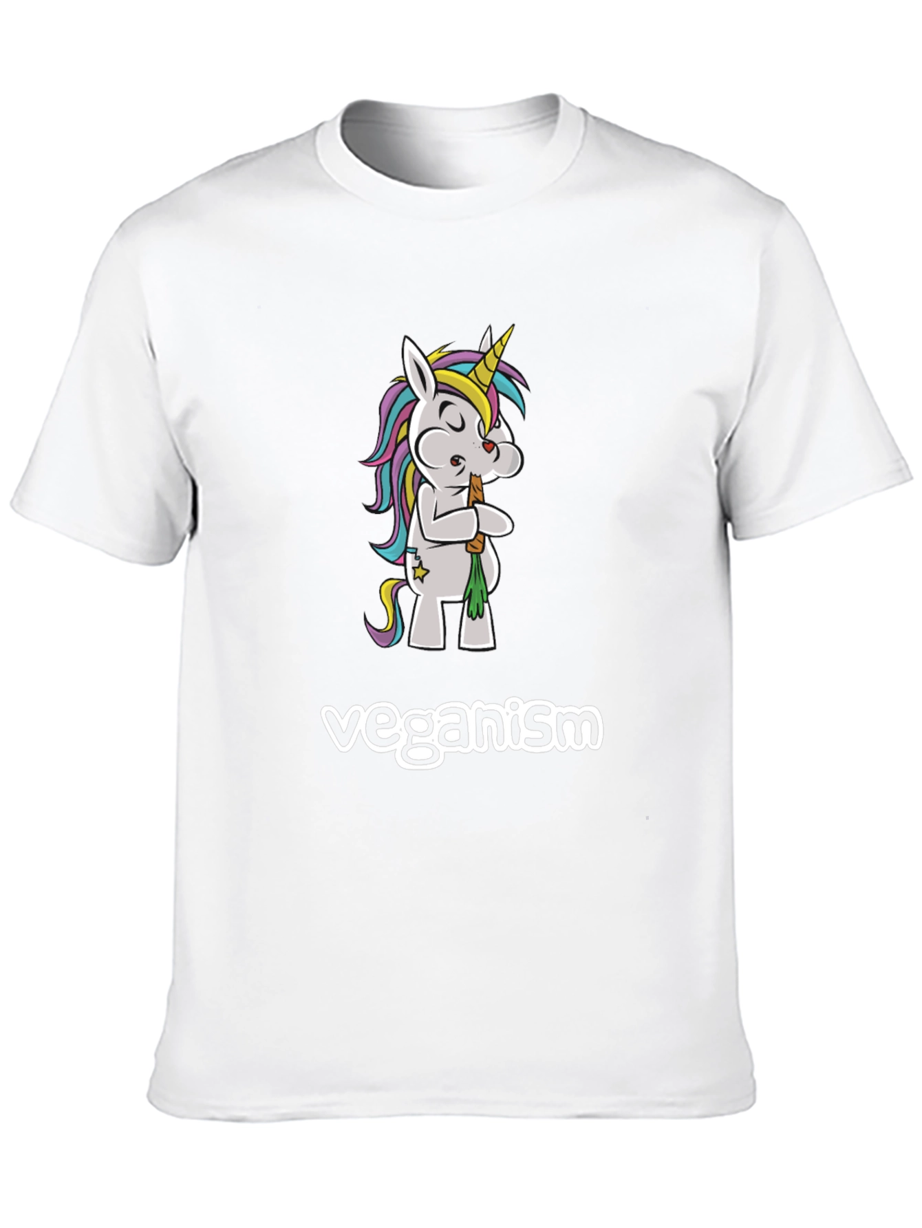 Vegan Unicorn T-Shirt - Cartoon Tee