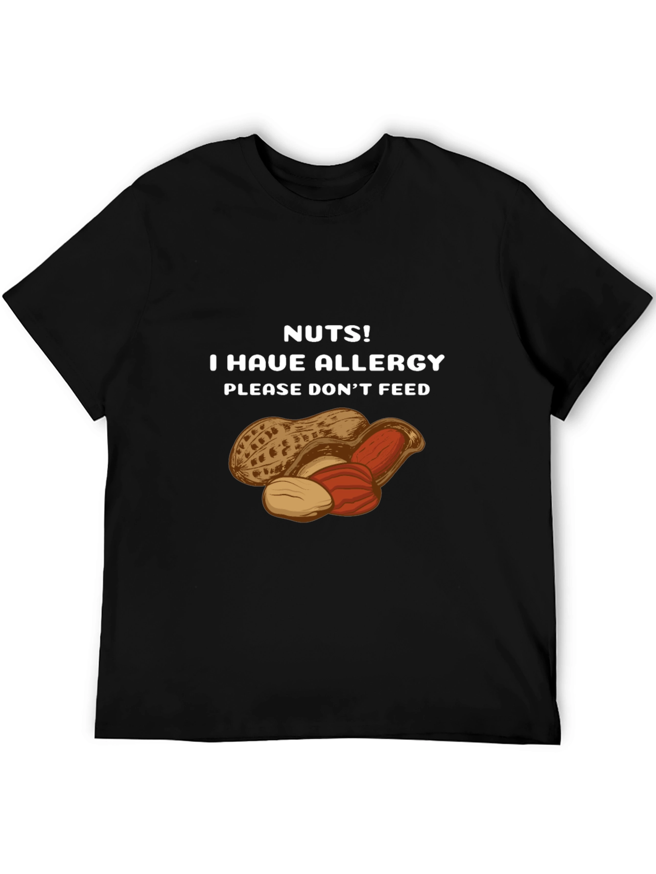 Nuts Allergy Awareness T-Shirt - Please Dont Feed!