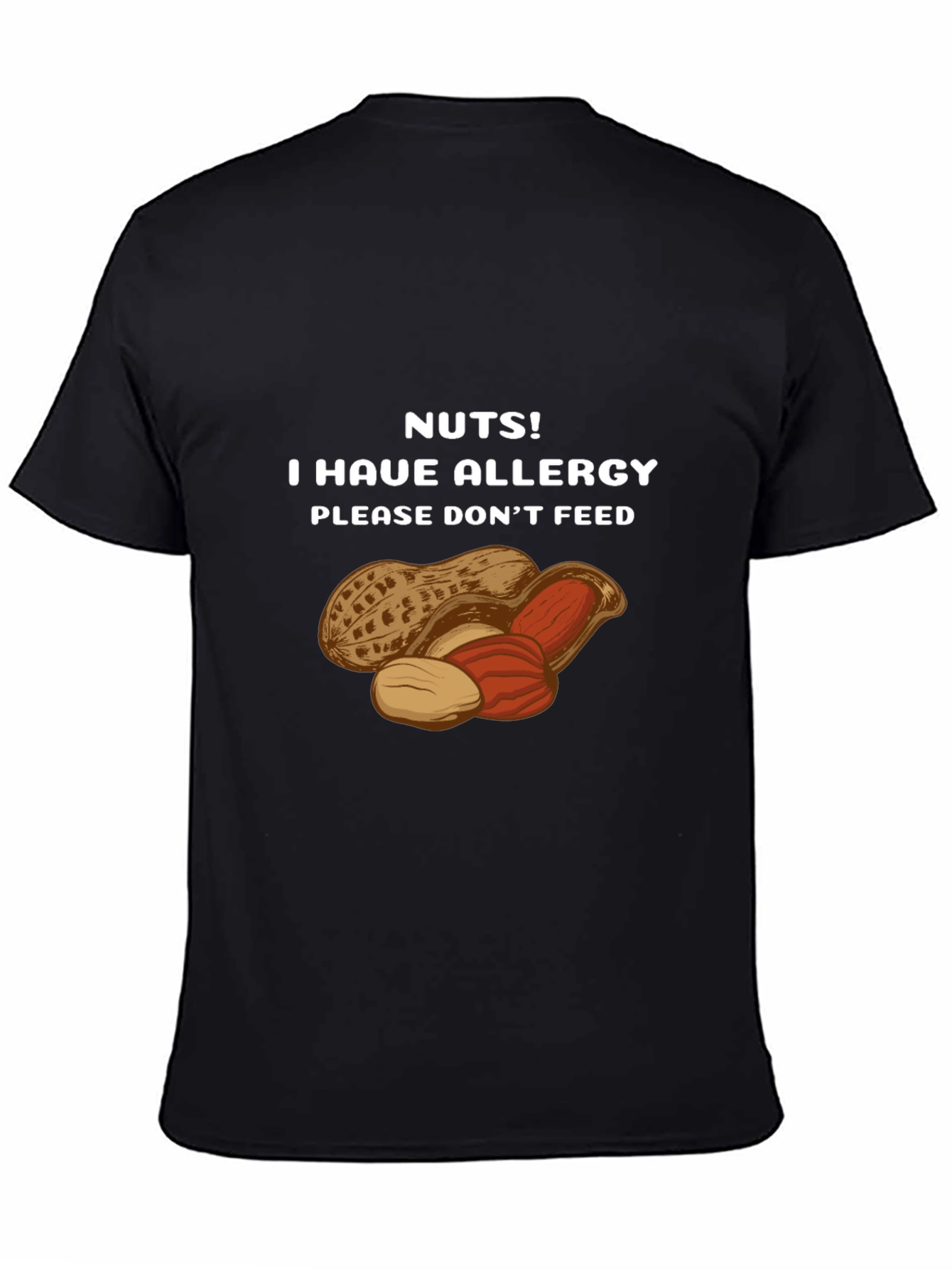 Nuts Allergy Awareness T-Shirt - Please Dont Feed!