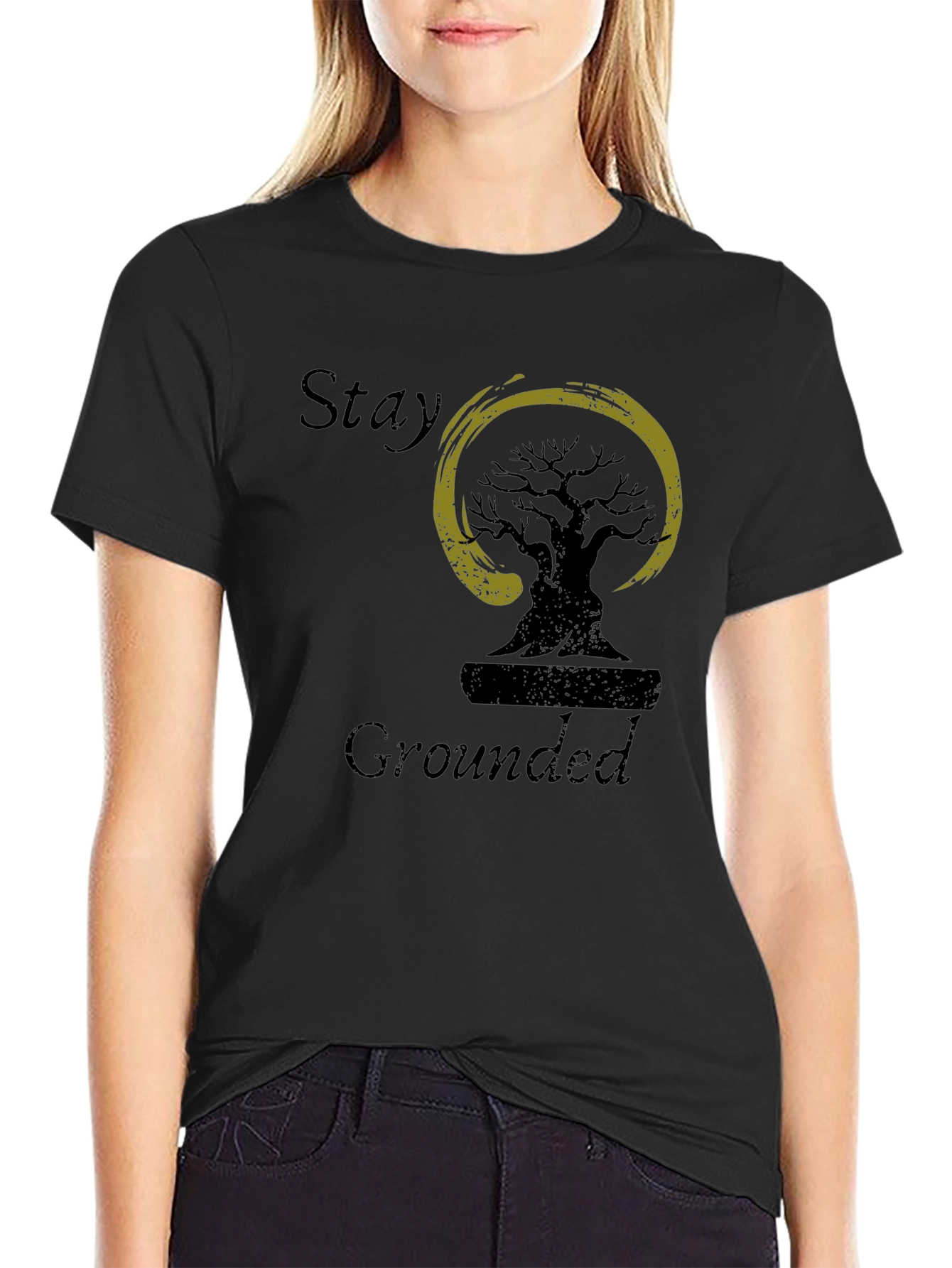 Stay Grounded Tree Graphic Tee