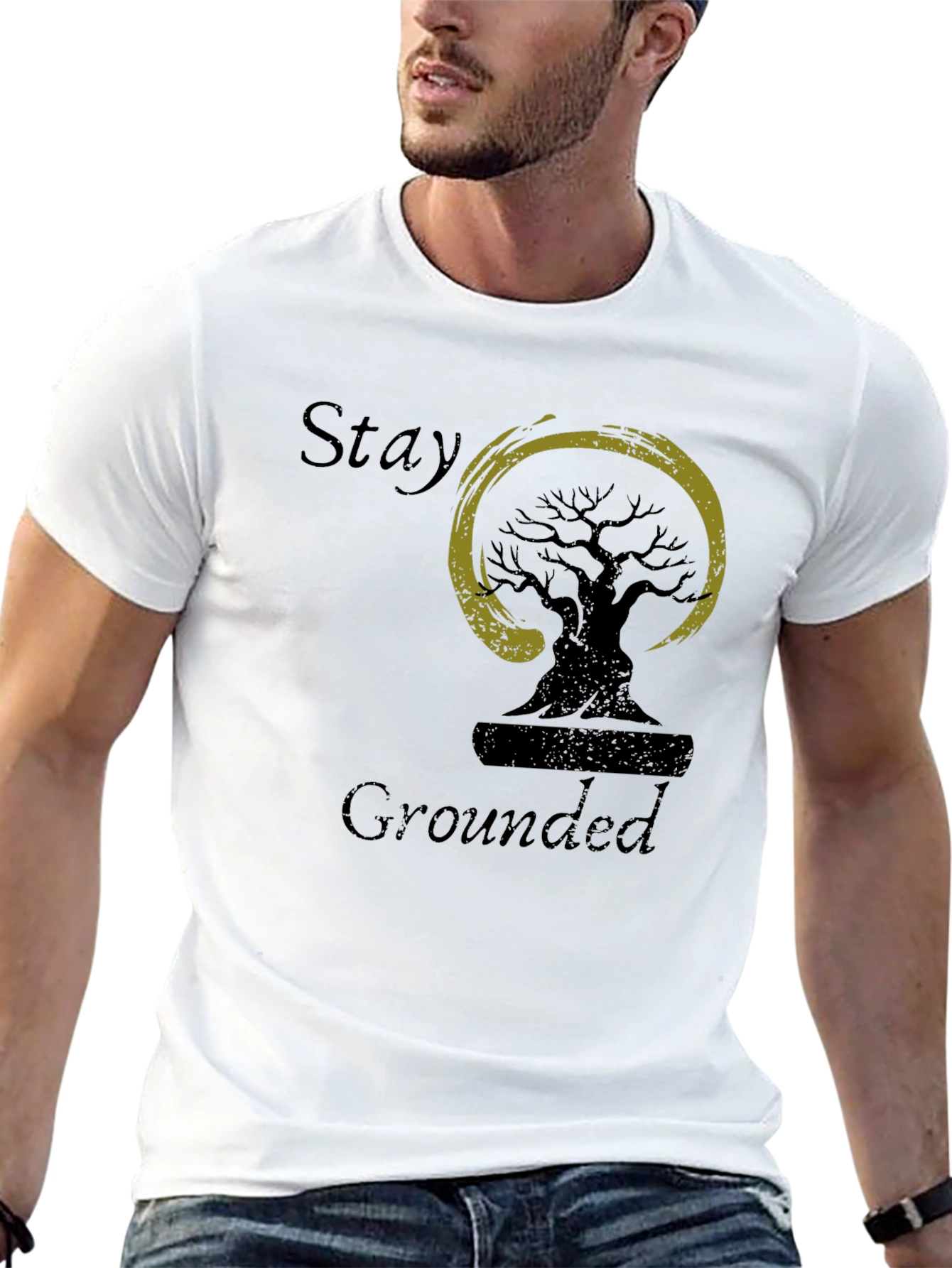 Stay Grounded Tree Graphic Tee