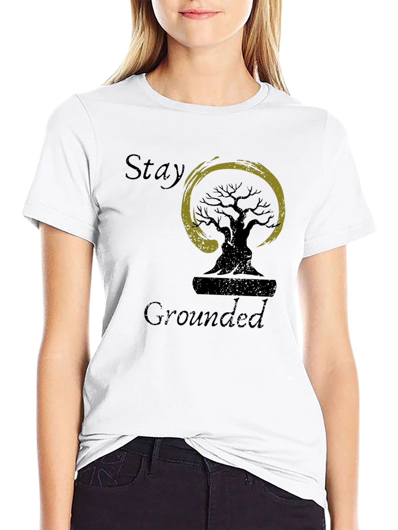 Stay Grounded Tree Graphic Tee
