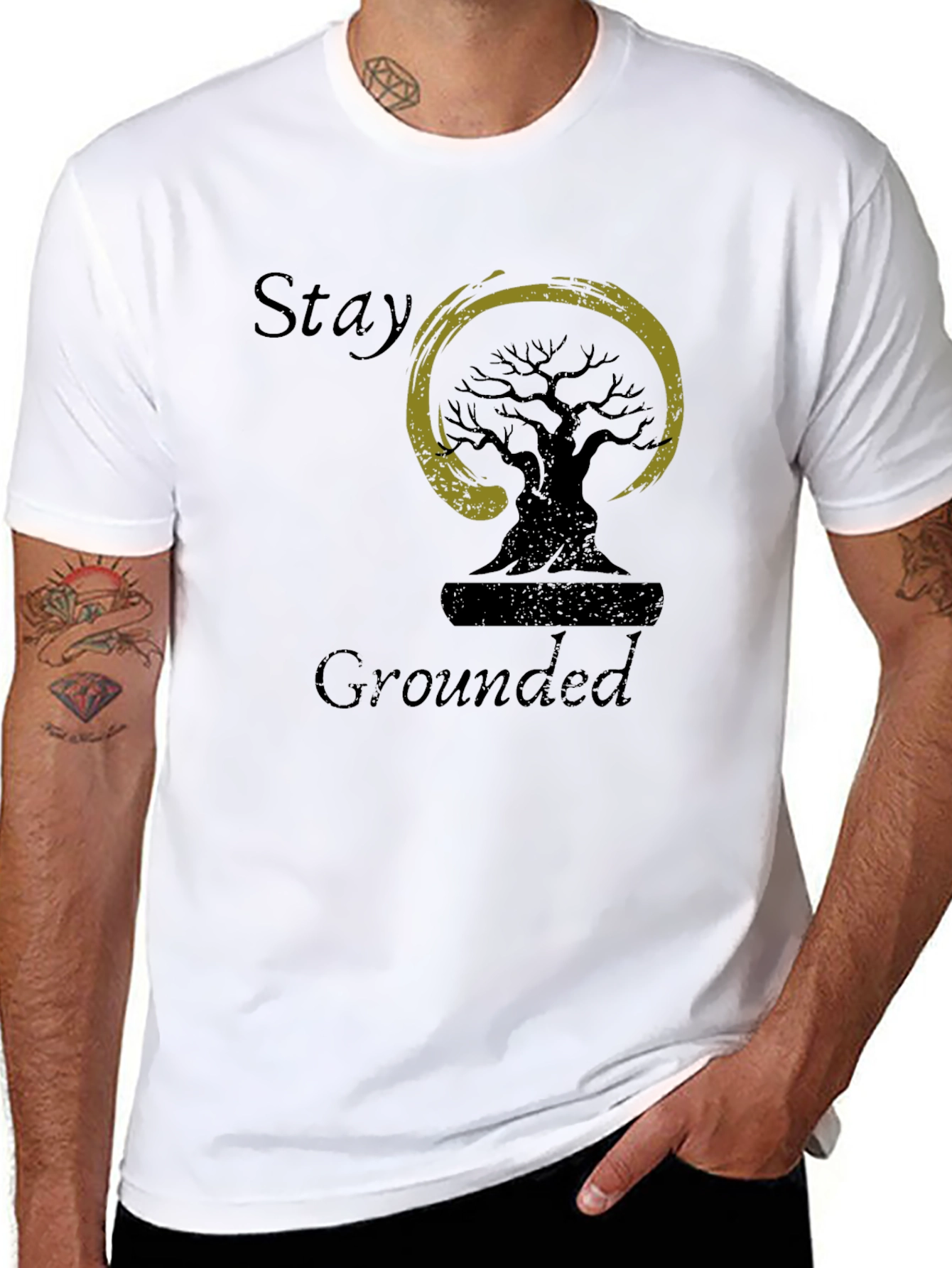 Stay Grounded Tree Graphic Tee