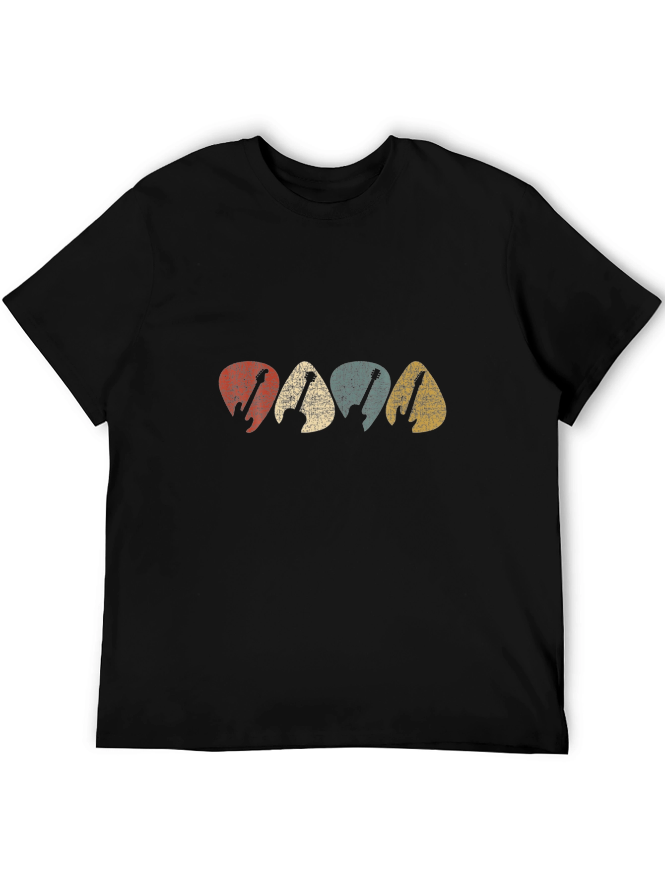 Retro Guitar Pick T-Shirt