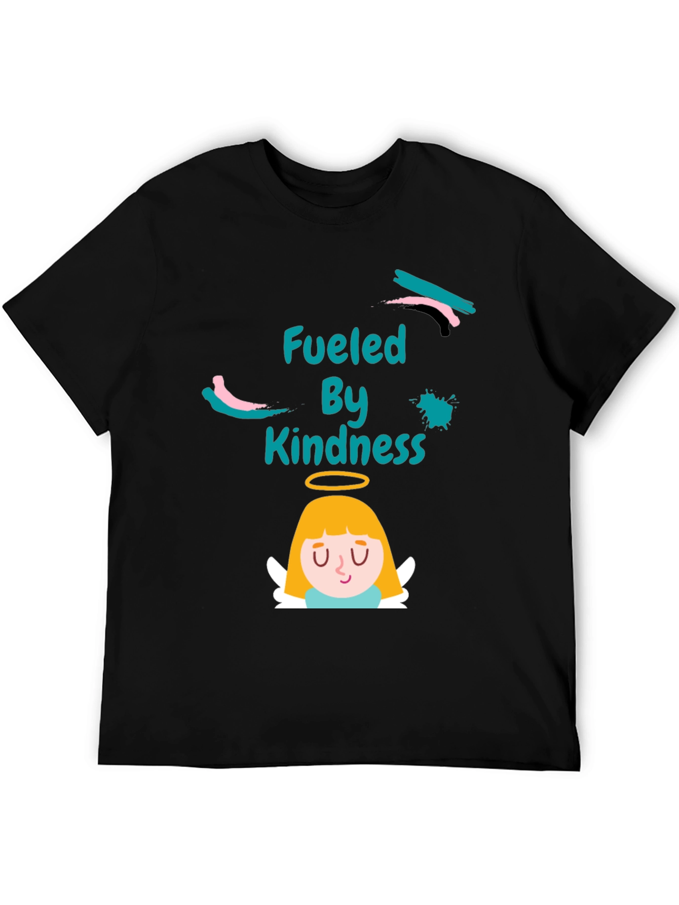 Fueled by Kindness T-Shirt Angel Graphic Tee