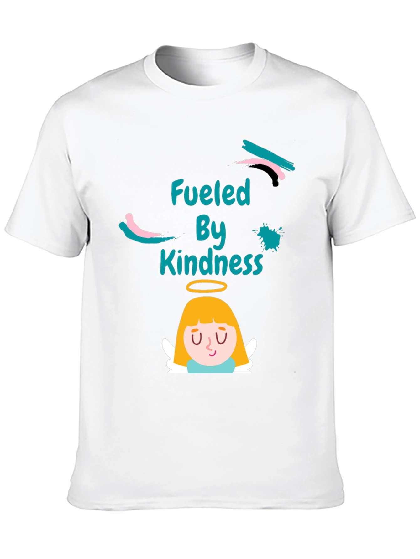 Fueled by Kindness T-Shirt Angel Graphic Tee