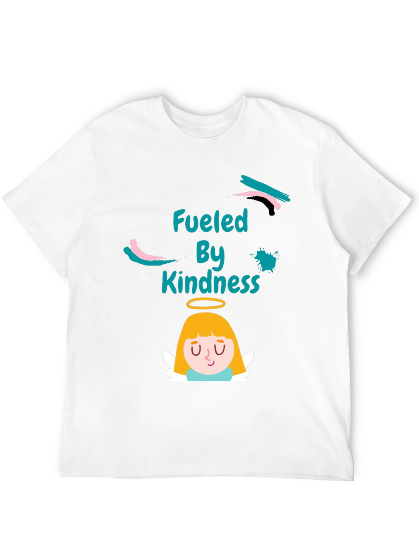 Fueled by Kindness T-Shirt Angel Graphic Tee