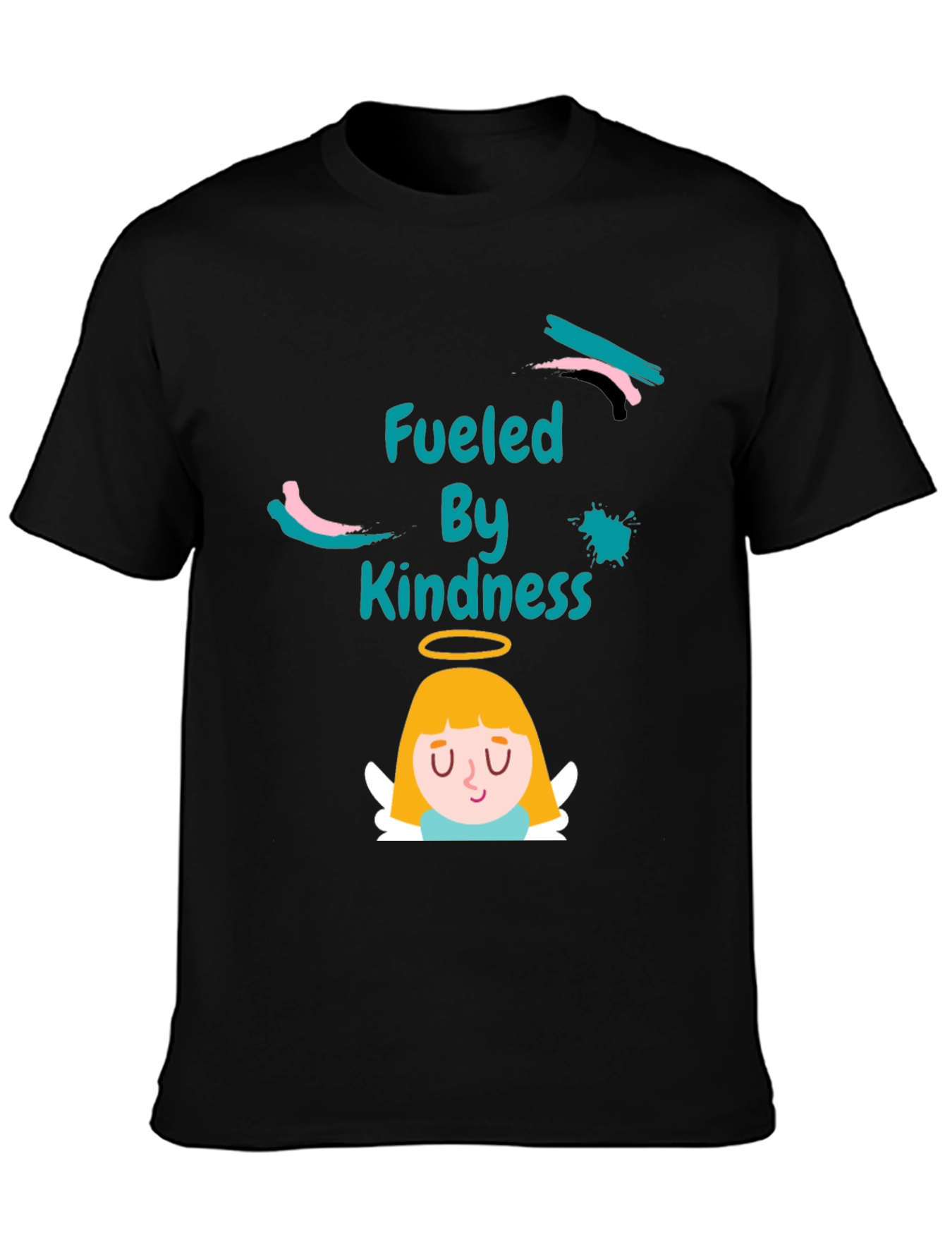 Fueled by Kindness T-Shirt Angel Graphic Tee