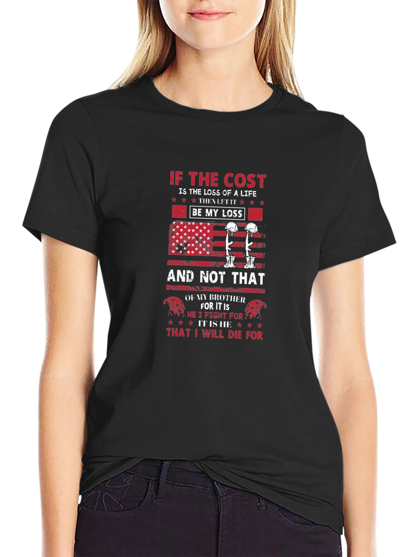 Patriotic Be My Loss Graphic Tee