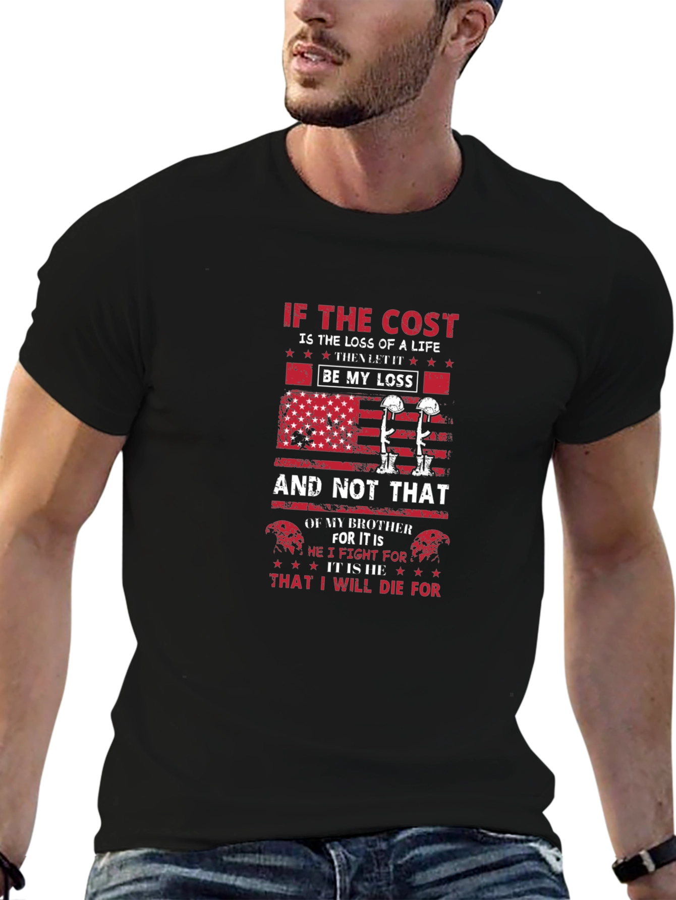 Patriotic Be My Loss Graphic Tee