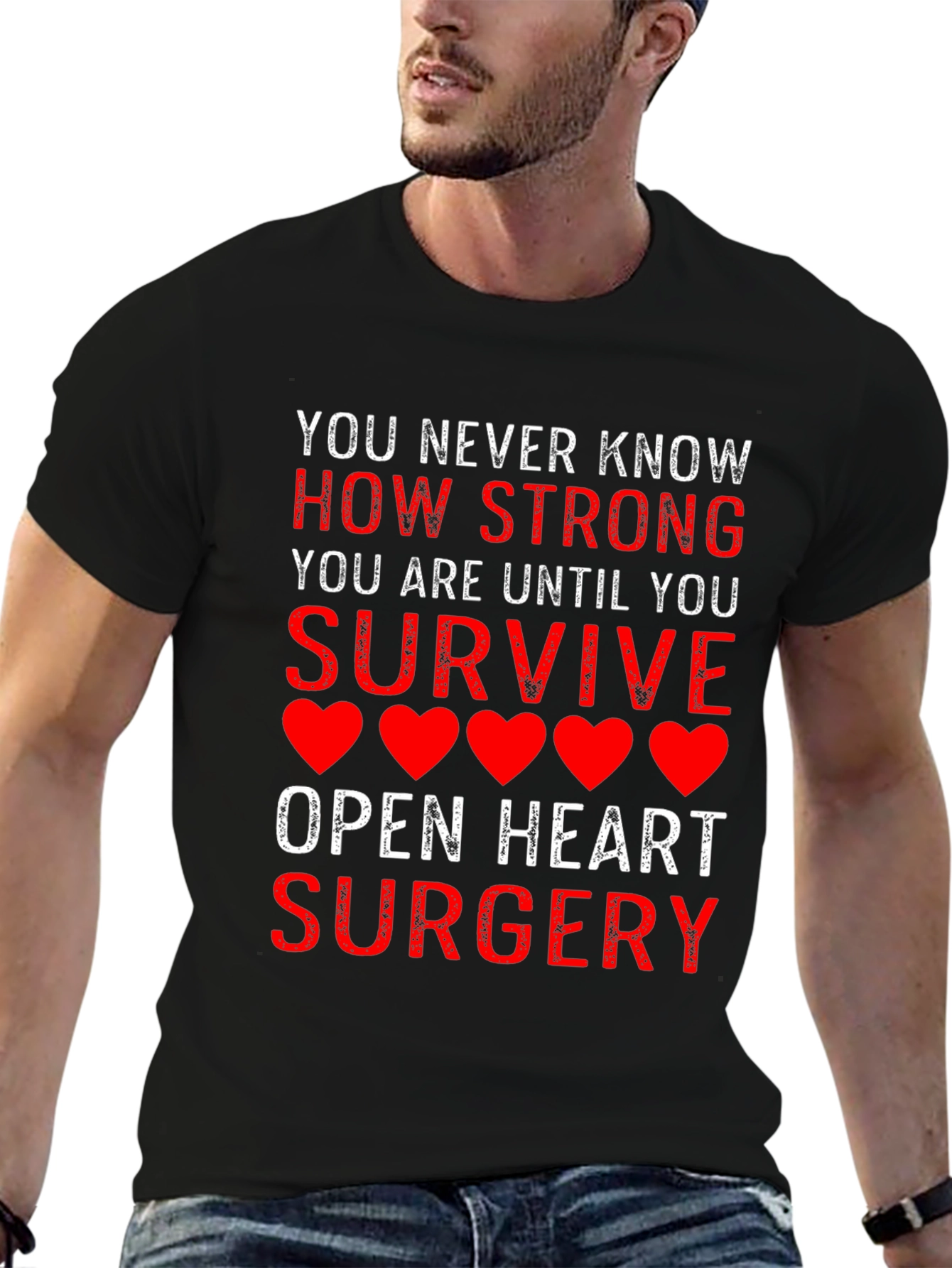 Strong Survivor Open Heart Surgery Tee