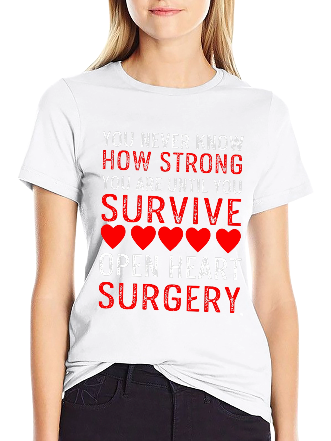 Strong Survivor Open Heart Surgery Tee