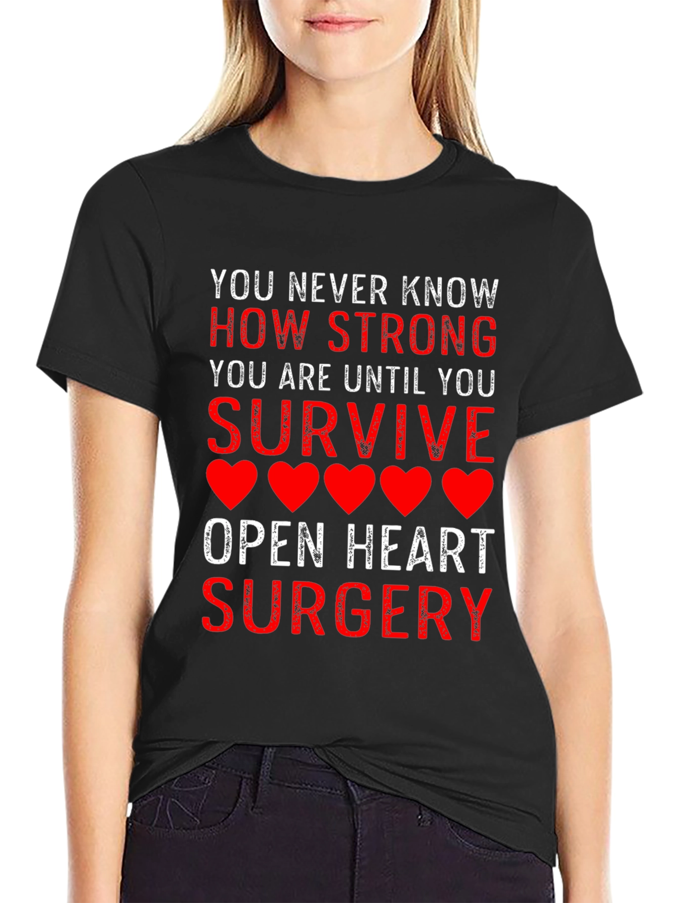 Strong Survivor Open Heart Surgery Tee
