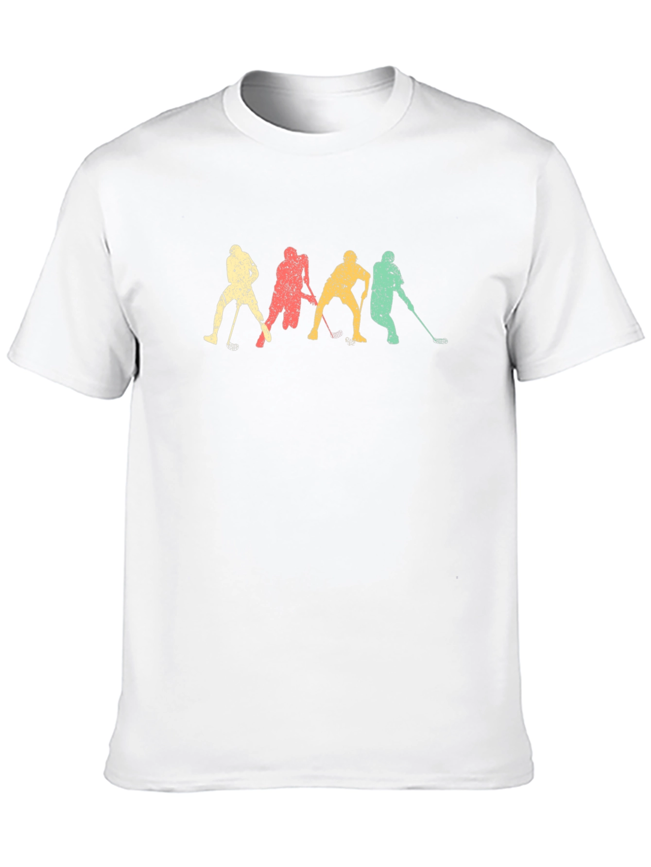 Retro Hockey Player Graphic T-Shirt