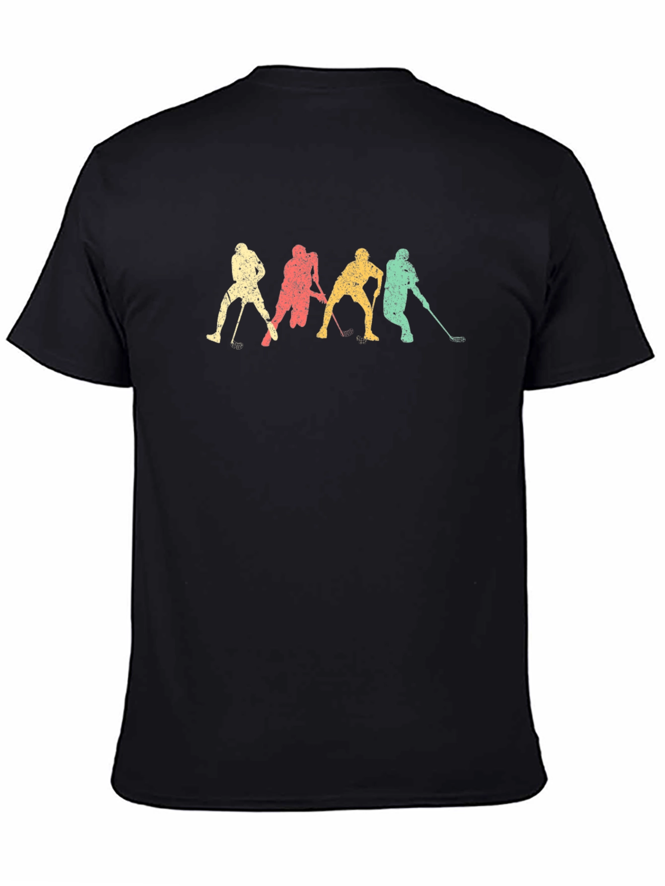 Retro Hockey Player Graphic T-Shirt