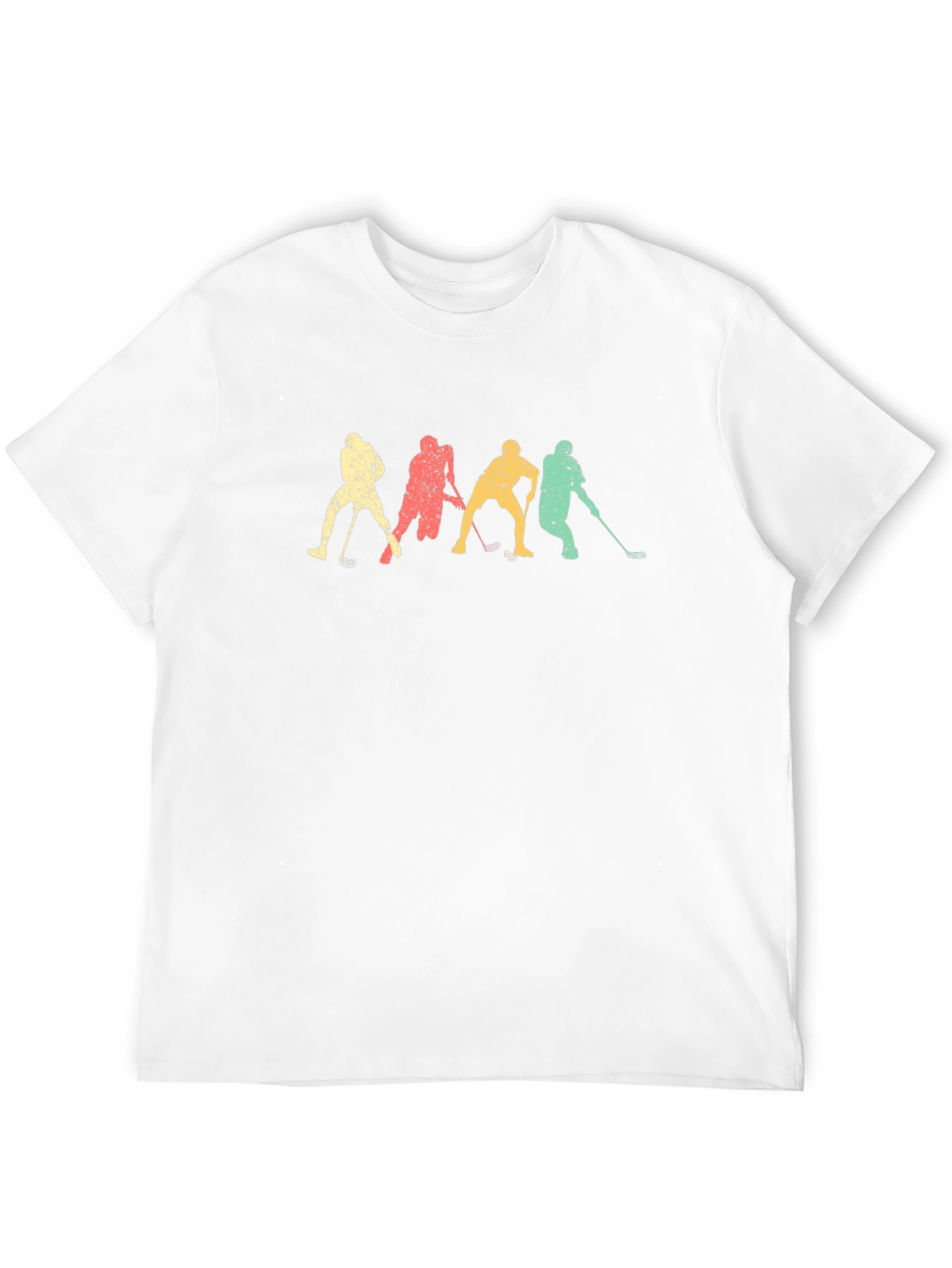 Retro Hockey Player Graphic T-Shirt