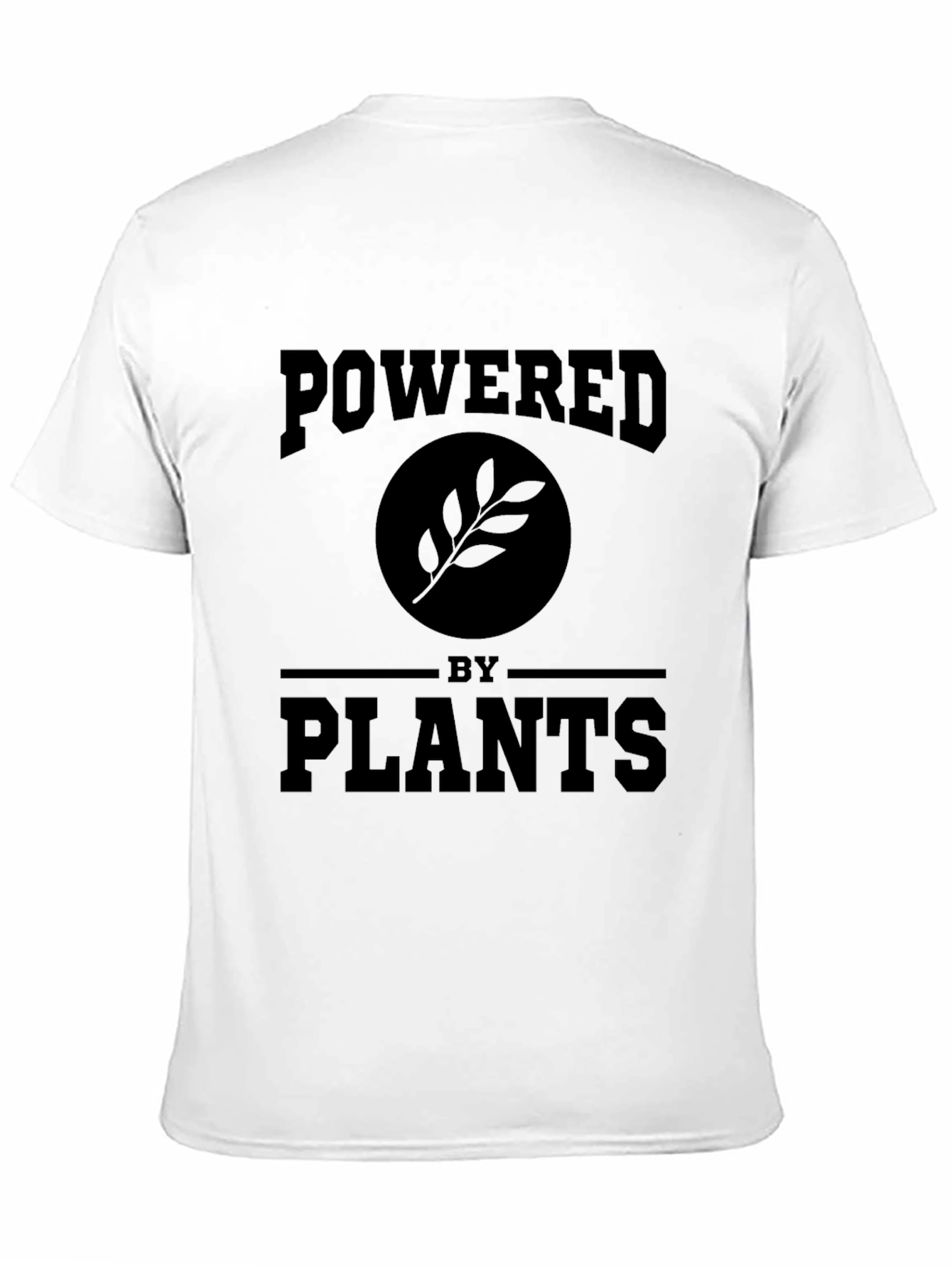 Powered by Plants Graphic Tee - Black Vegan Shirt