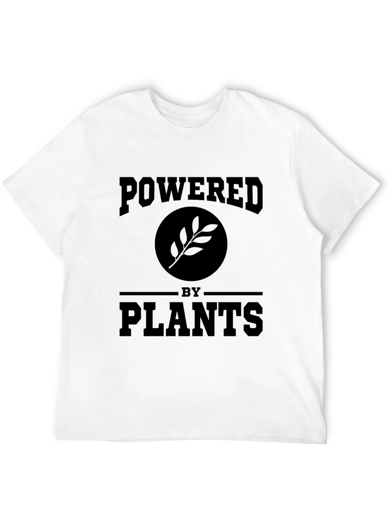 Powered by Plants Graphic Tee - Black Vegan Shirt