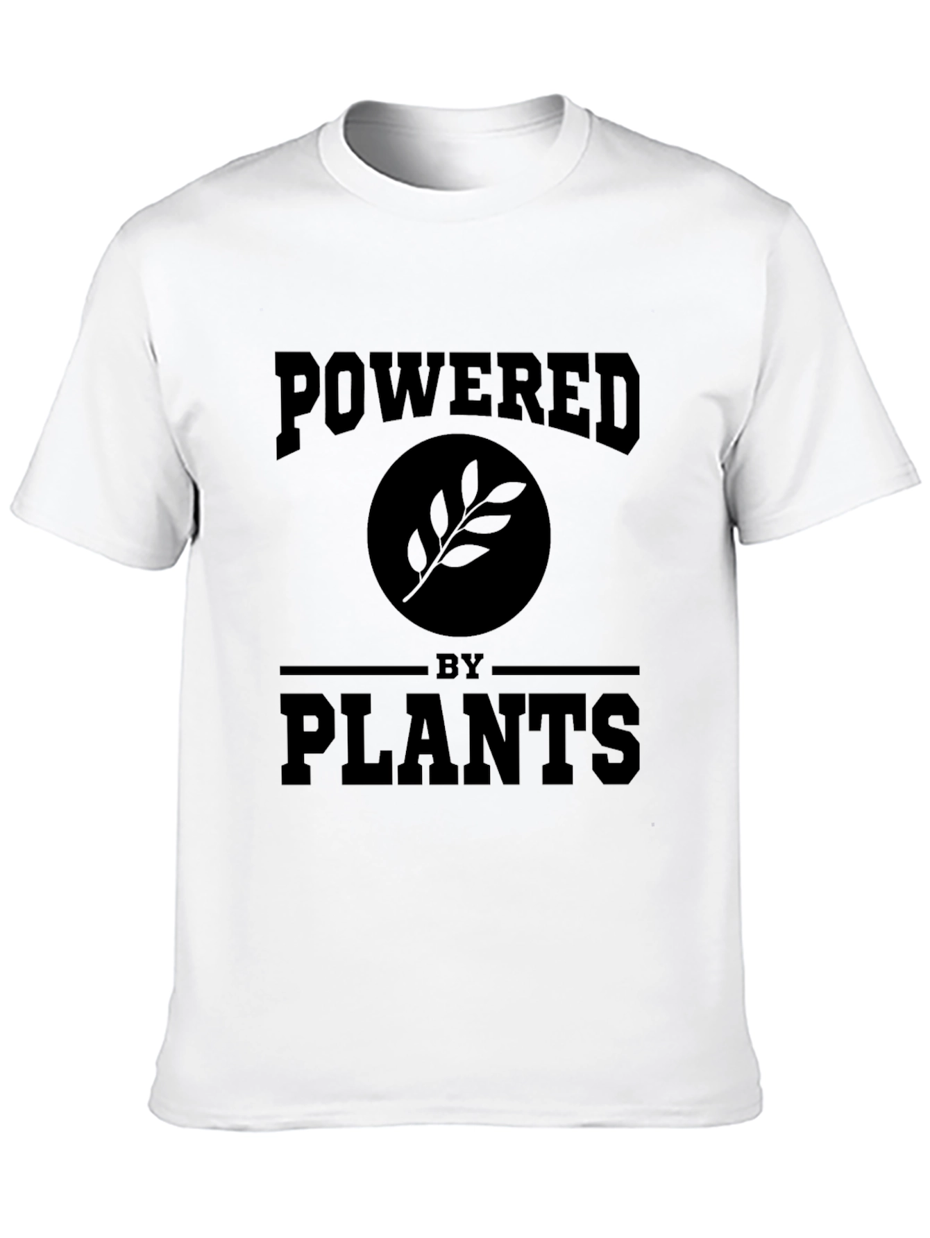 Powered by Plants Graphic Tee - Black Vegan Shirt