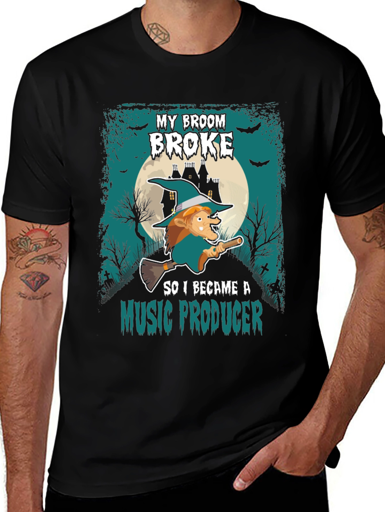 Music Producer Witch T-Shirt