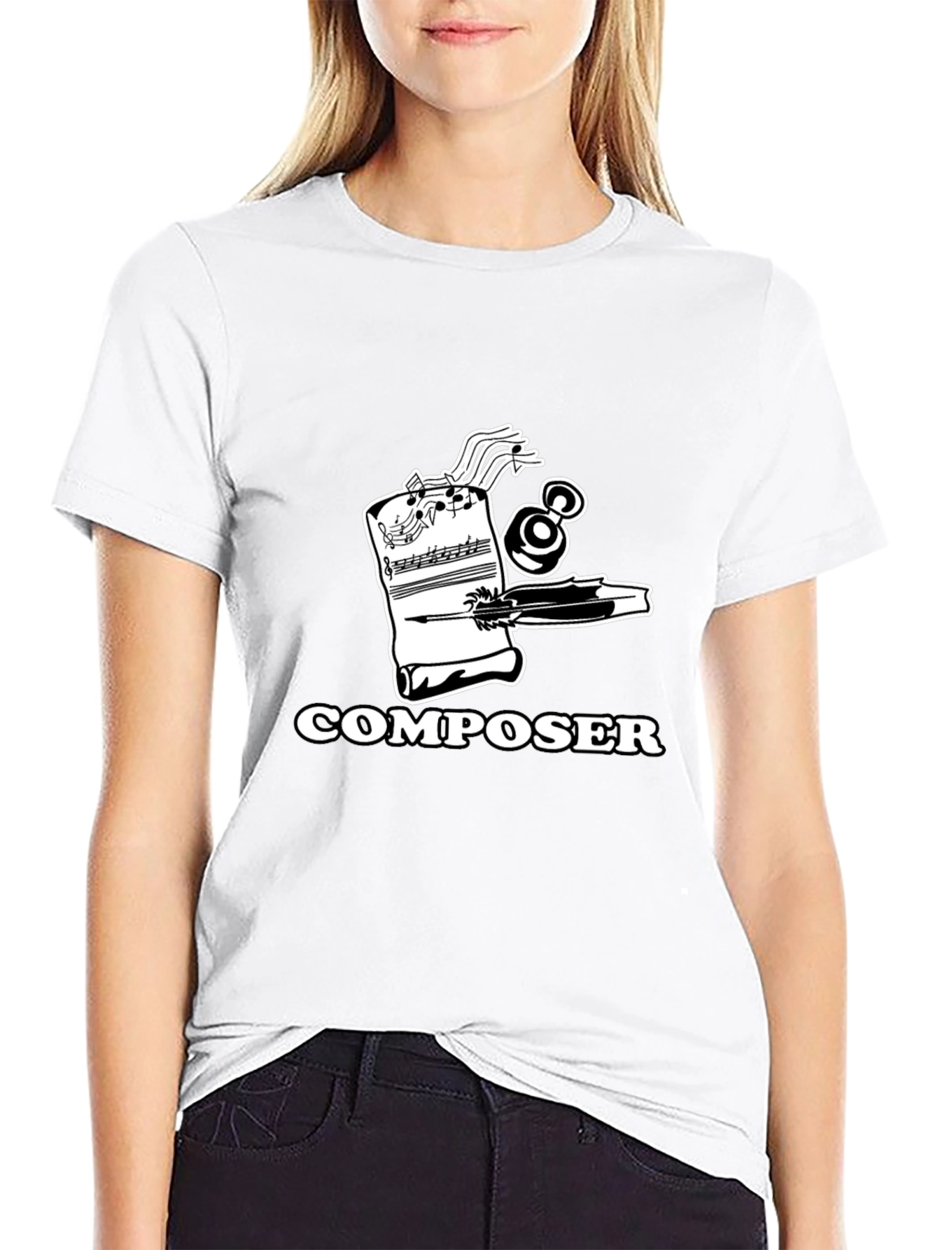Composer Music T-Shirt - Black