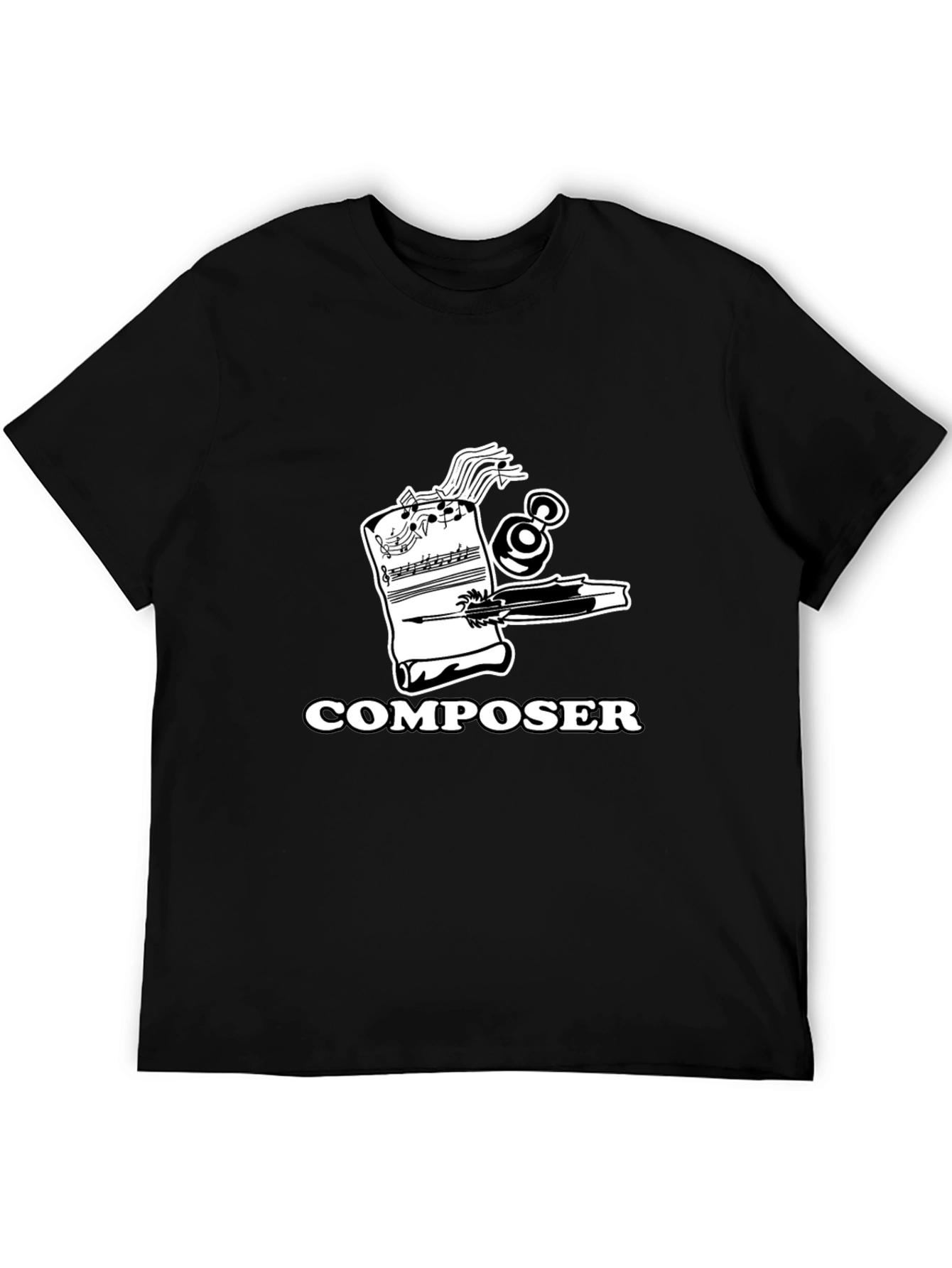 Composer Music T-Shirt - Black