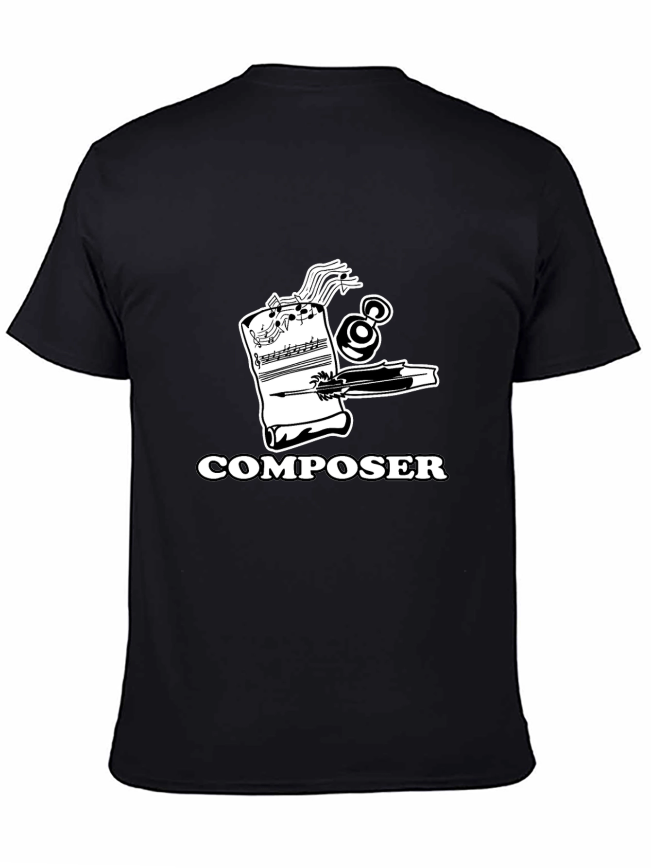 Composer Music T-Shirt - Black