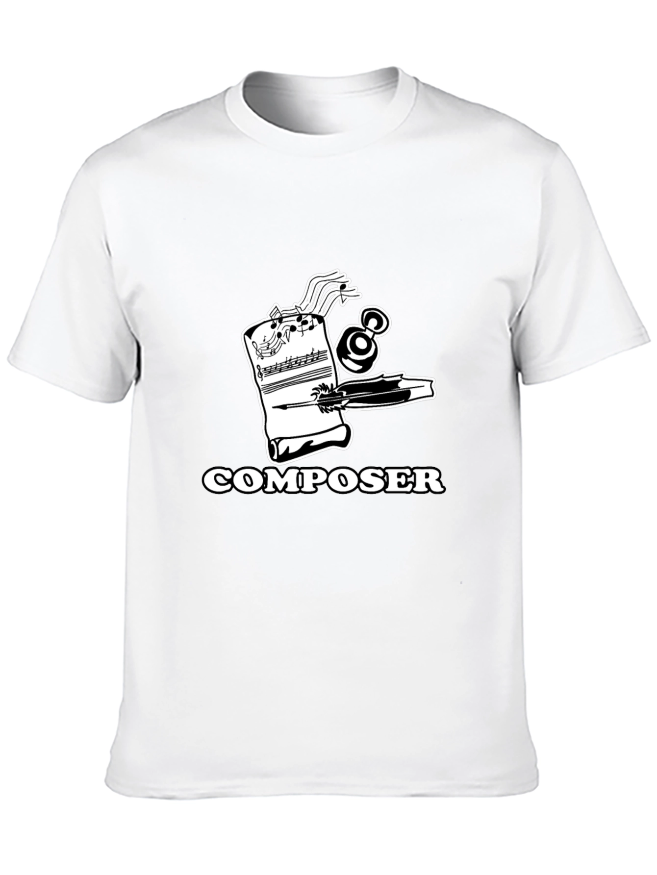 Composer Music T-Shirt - Black