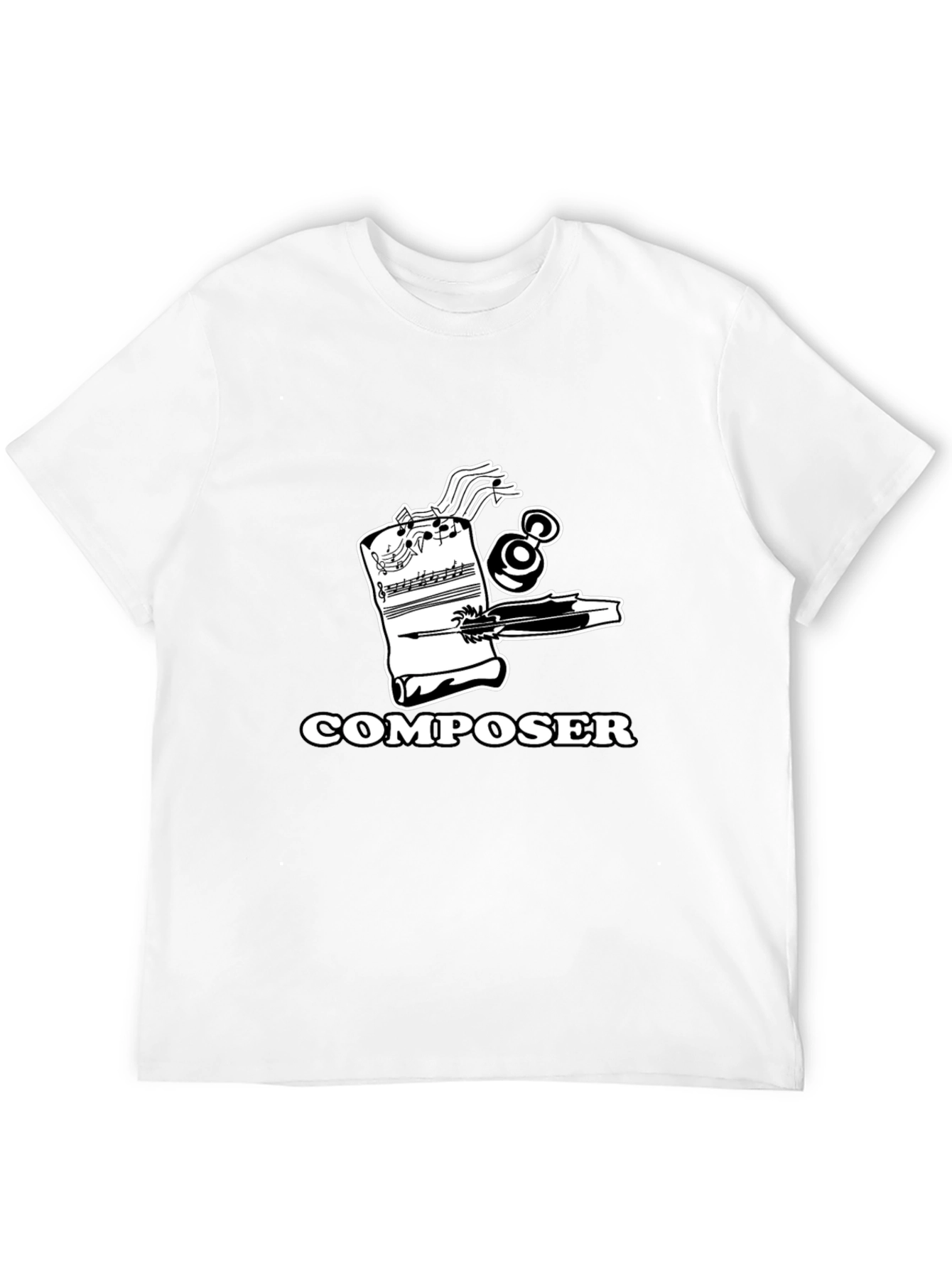 Composer Music T-Shirt - Black