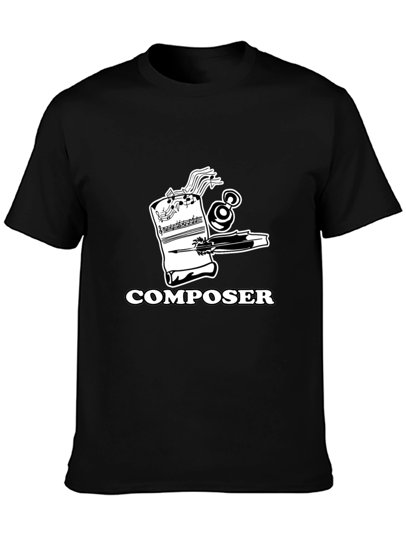 Composer Music T-Shirt - Black