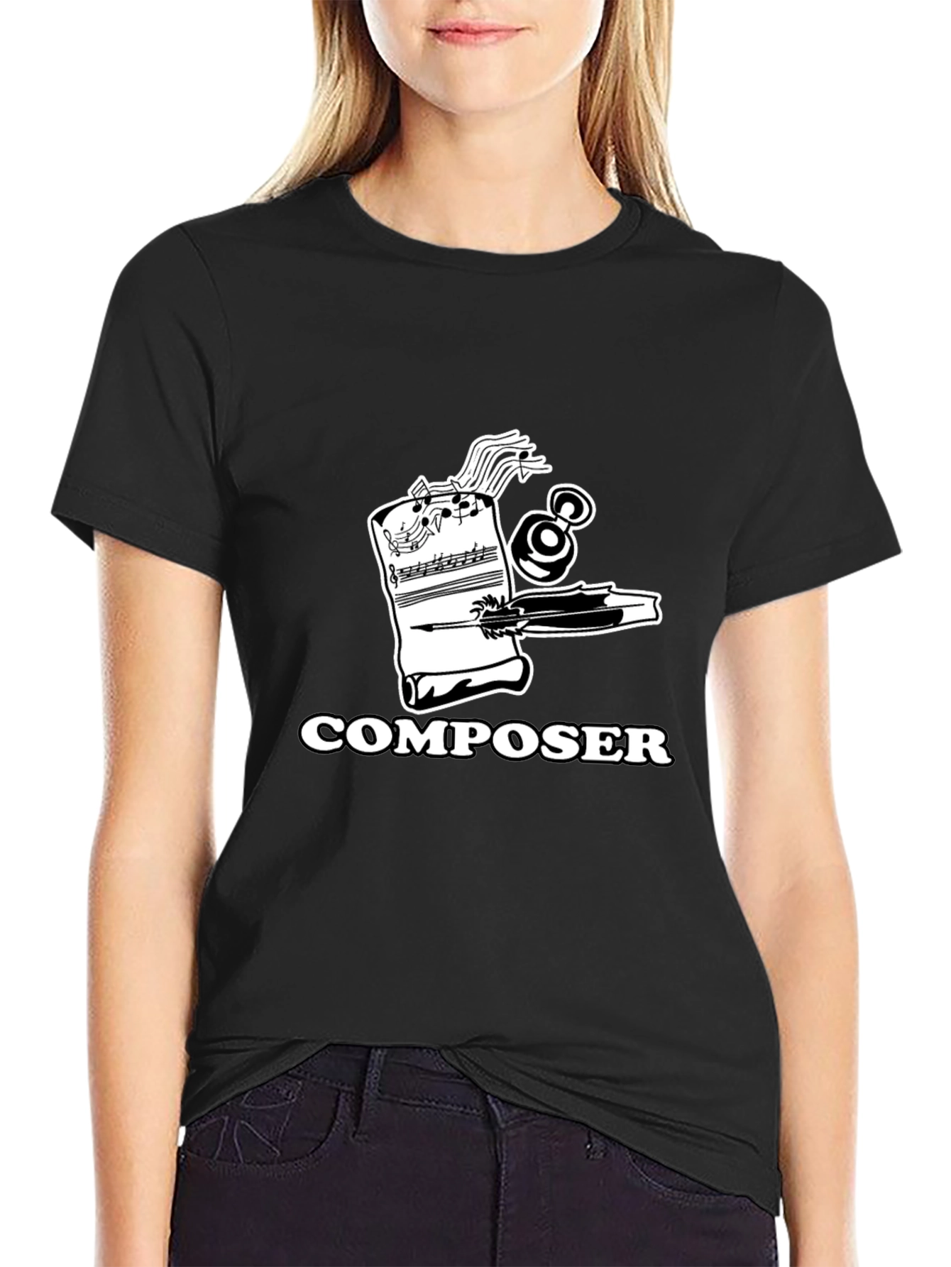 Composer Music T-Shirt - Black