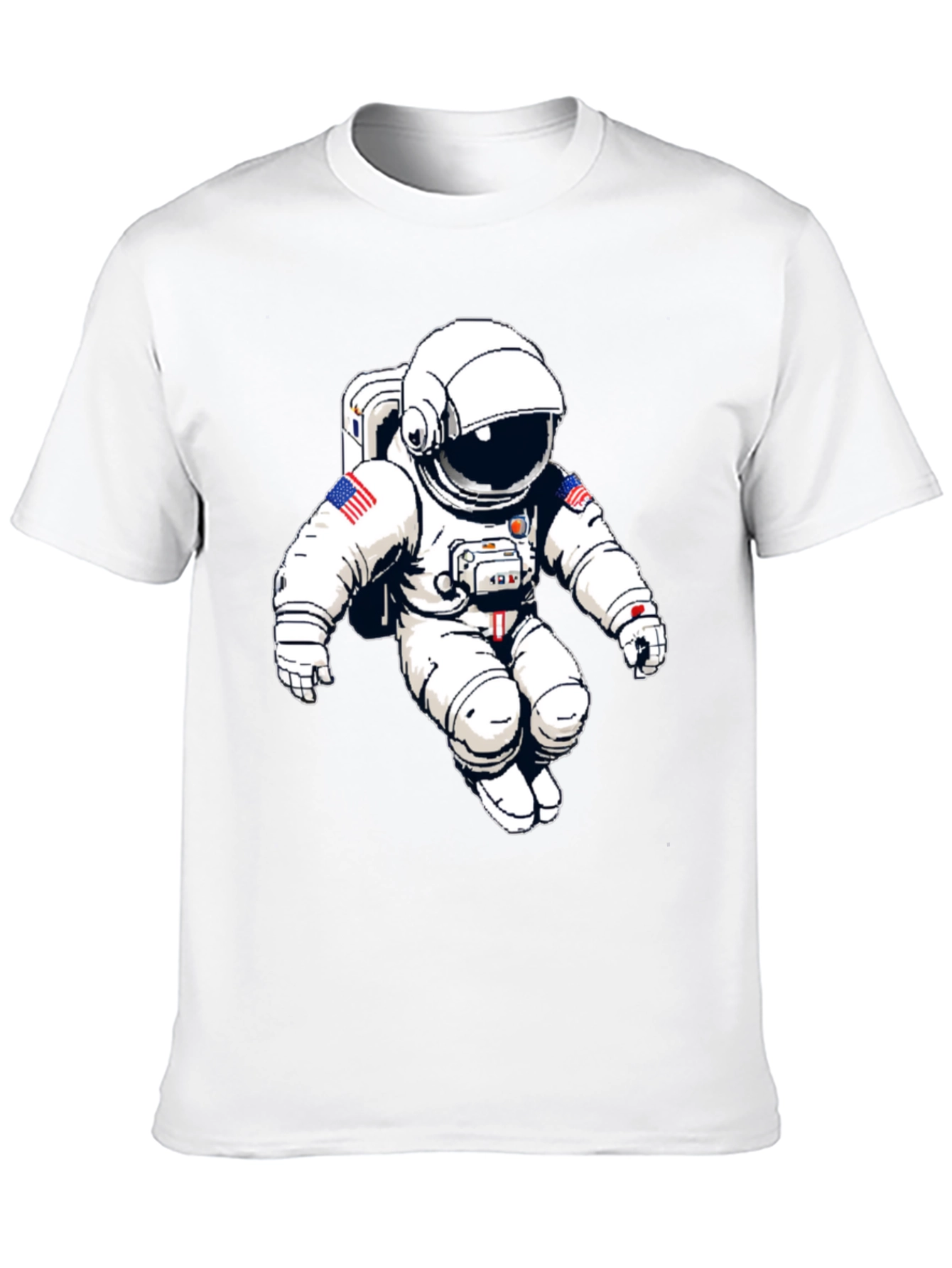 Astronaut Graphic Tee - Bold Black T-Shirt