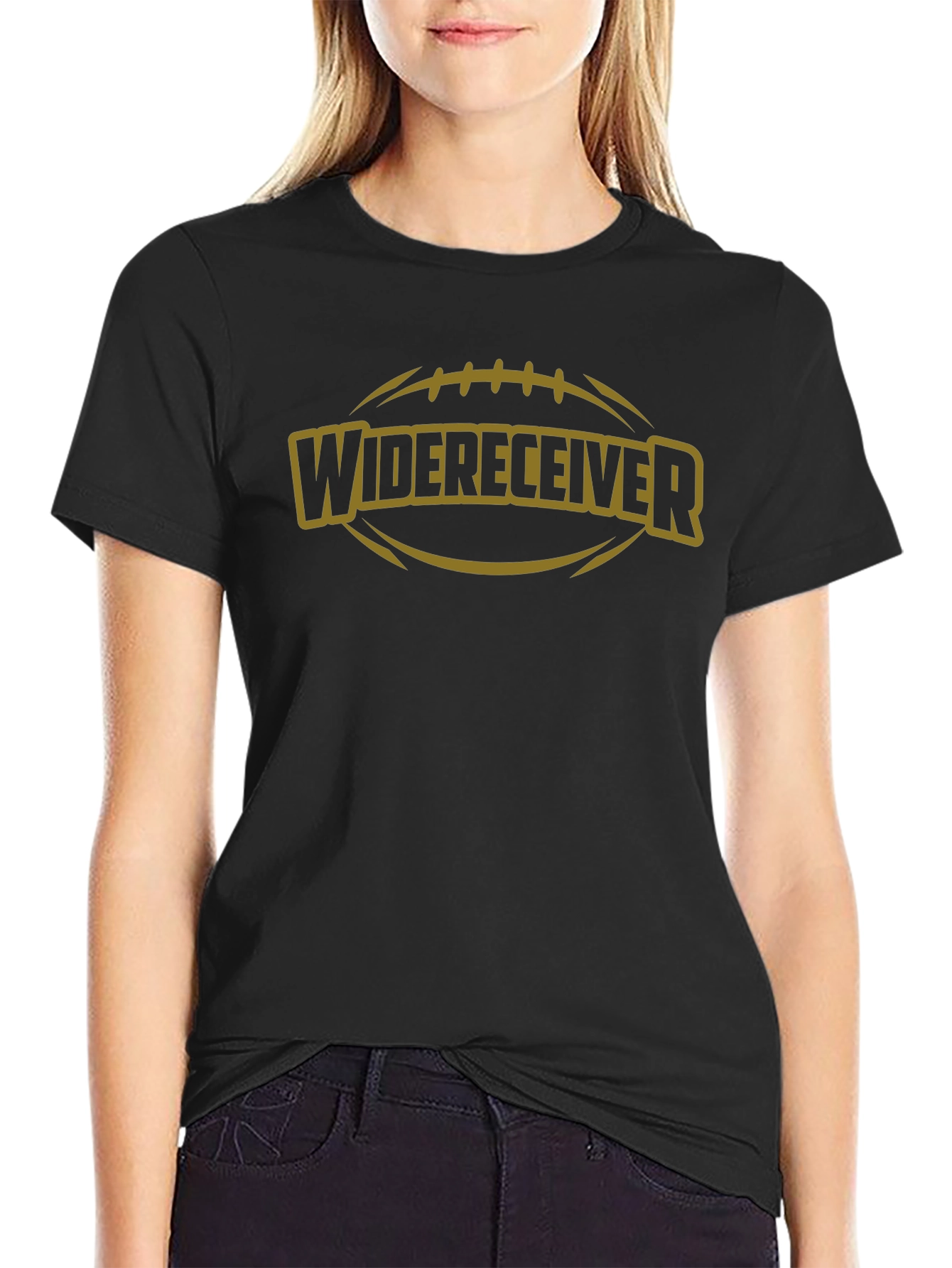 Wide Receiver Football Graphic T-Shirt
