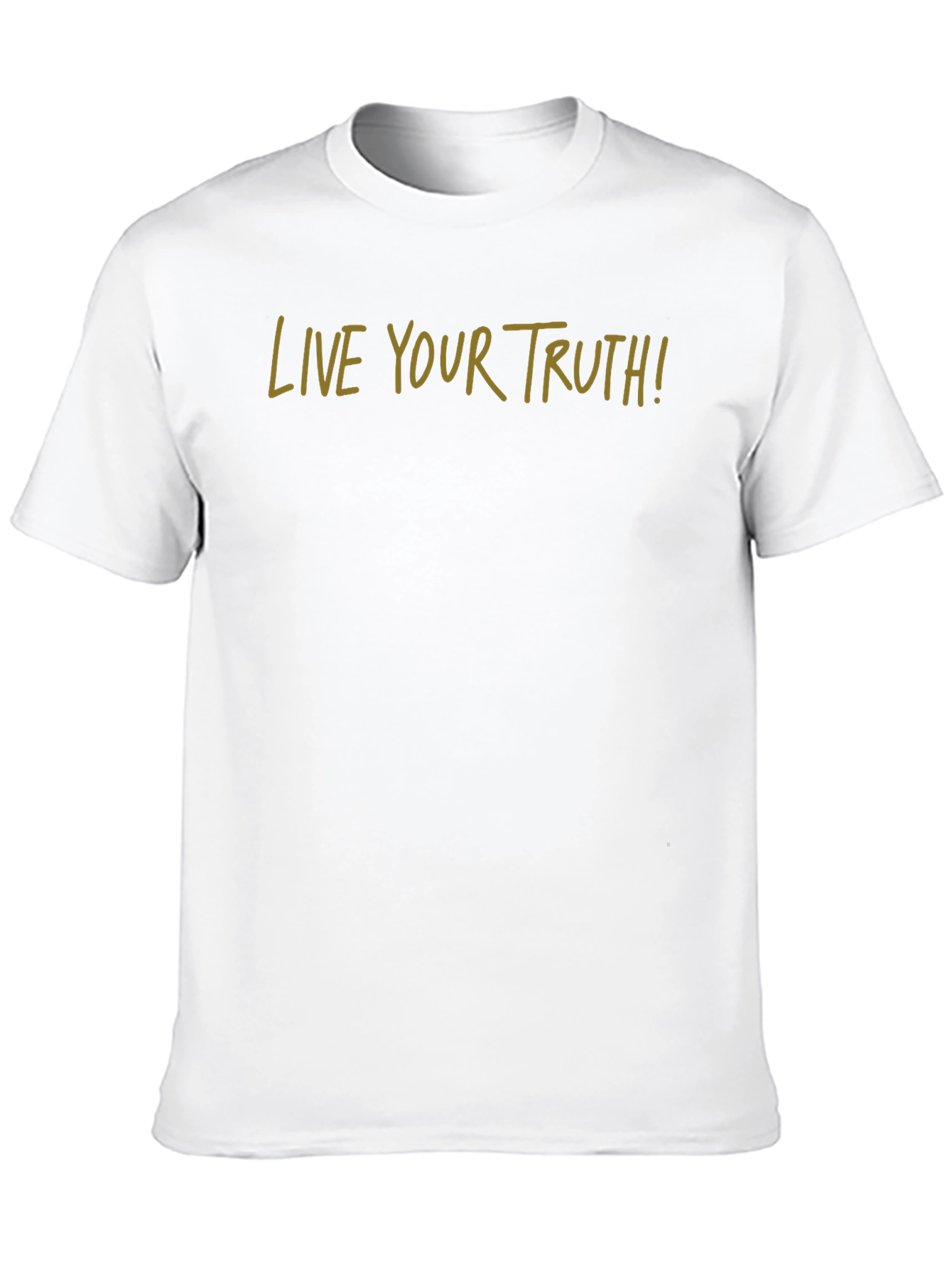 Live Your Truth Black Tee