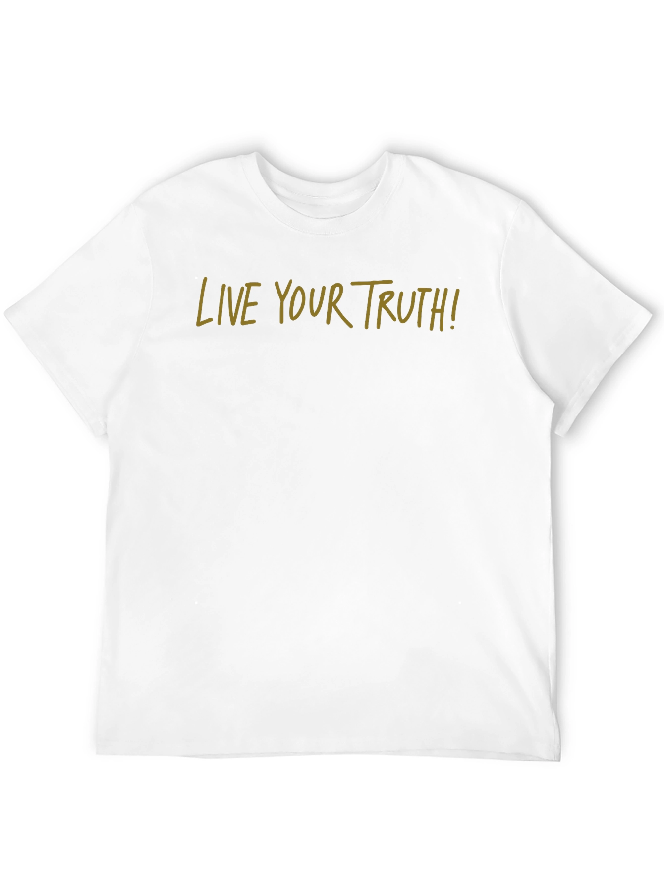 Live Your Truth Black Tee
