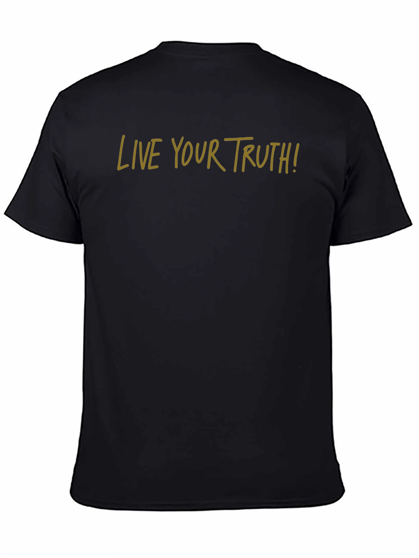 Live Your Truth Black Tee